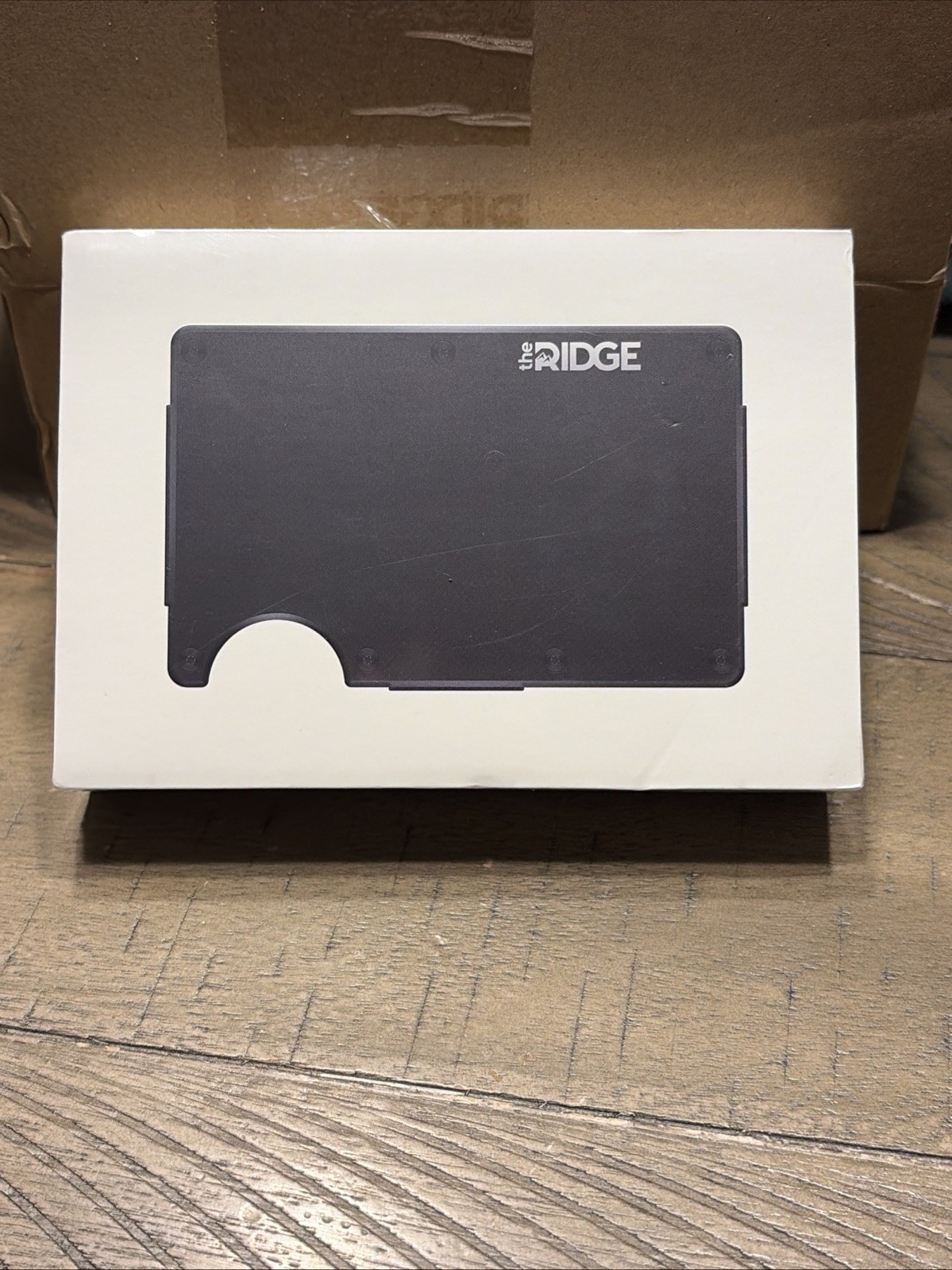 Ridge Slim RFID Blocking Wallet Money Clip Card Holder Black Aluminum New Sealed