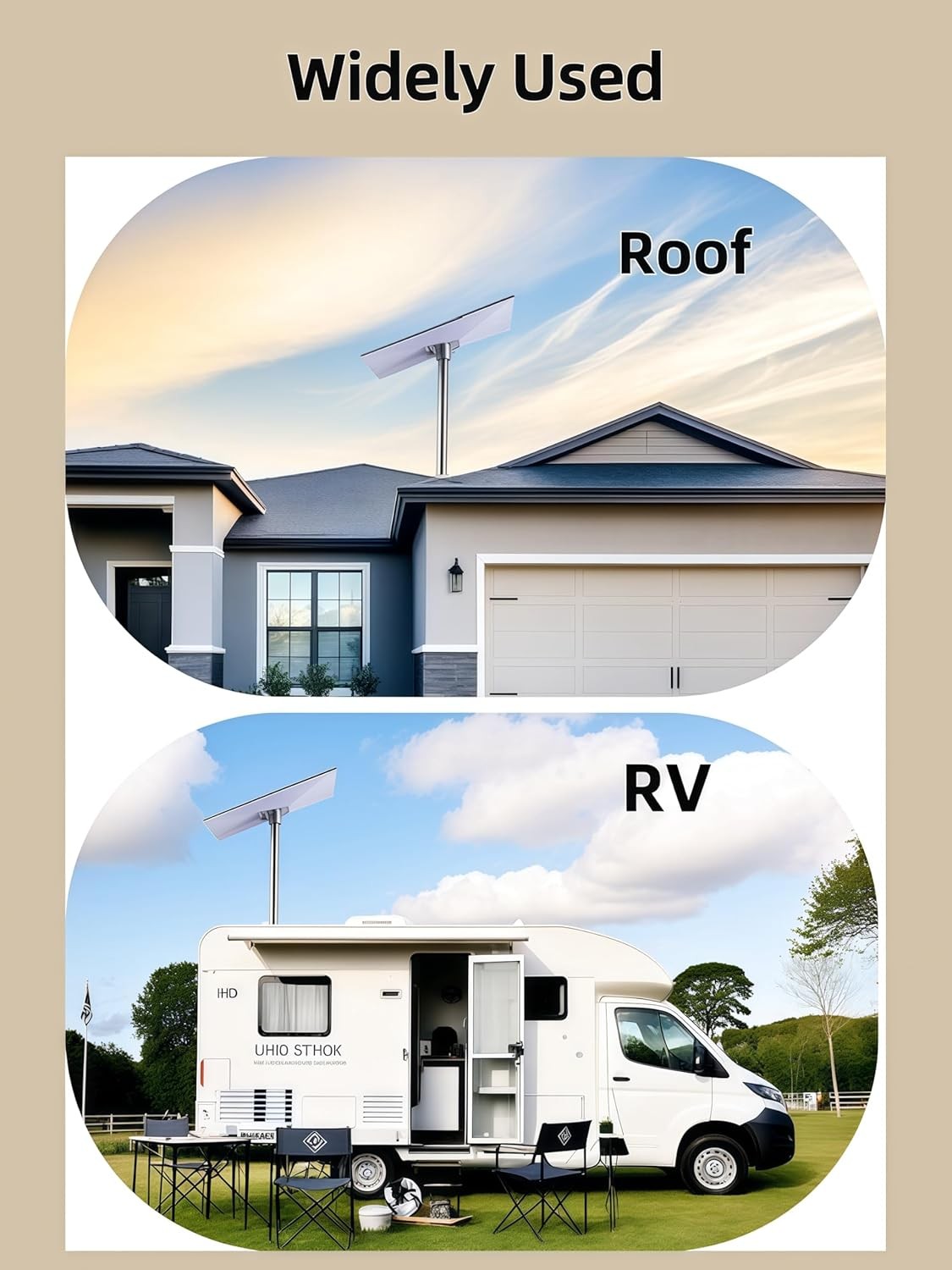 Heavy Duty Starlink Pipe Adapter - Universal Pole Mount Kit for Standard & V3 Di
