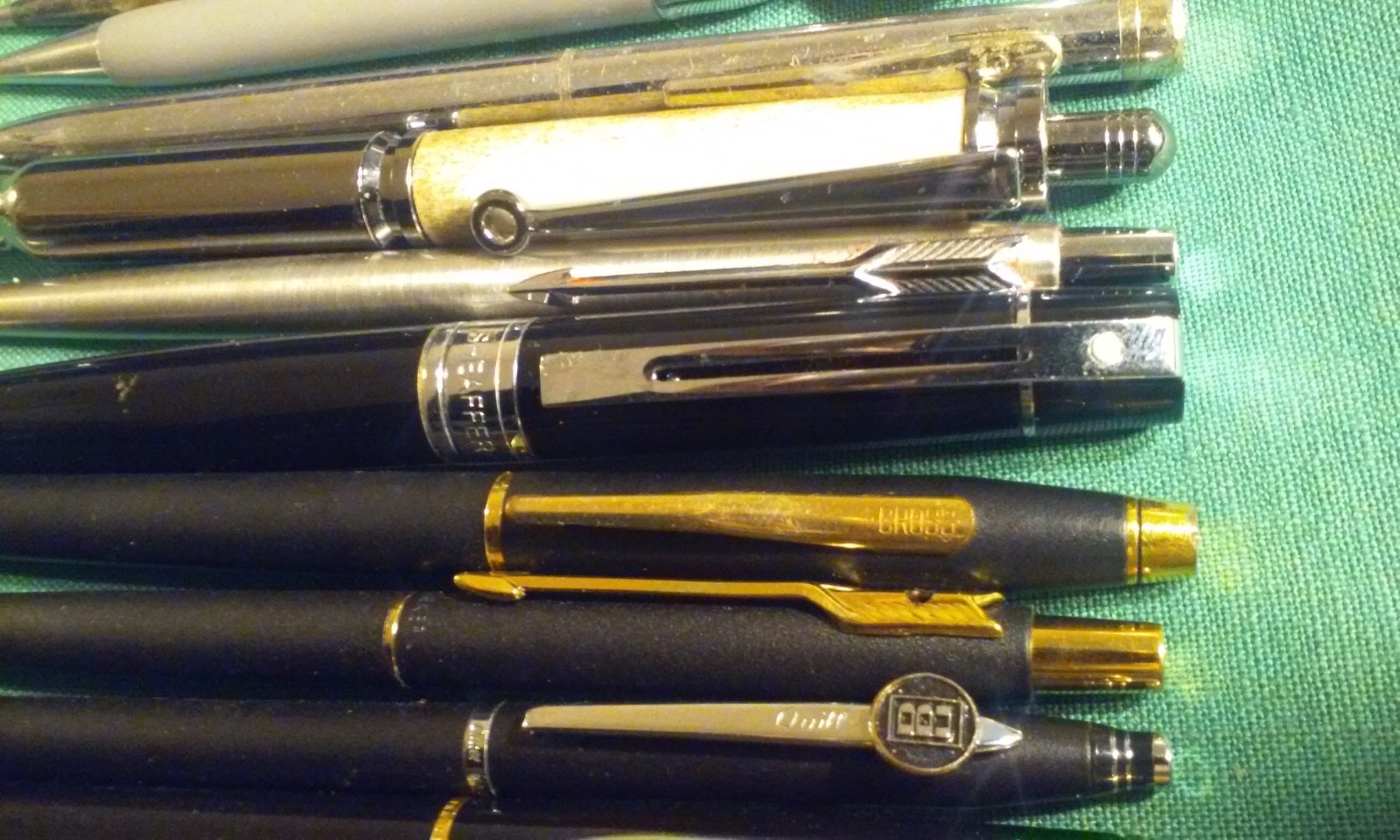 Junk Drawer Lot 12 Retro Quality PENS & Mechanical Pencils Cross Parker Sheaffer