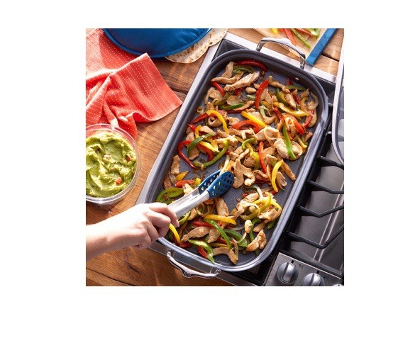 Princess House Nonstick Double Burner Griddle 3680 Plancha doble antiaderente