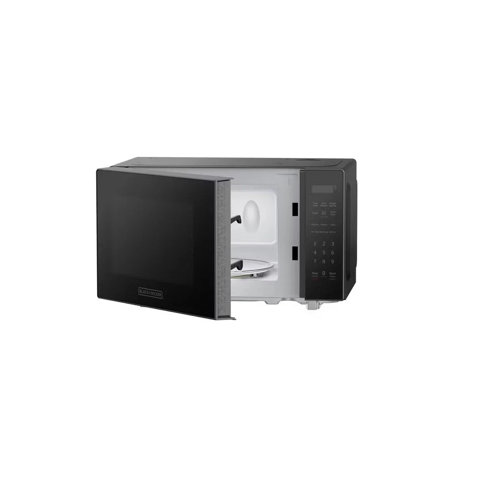 BLACK+DECKER 0.7 cu ft Microwave Black