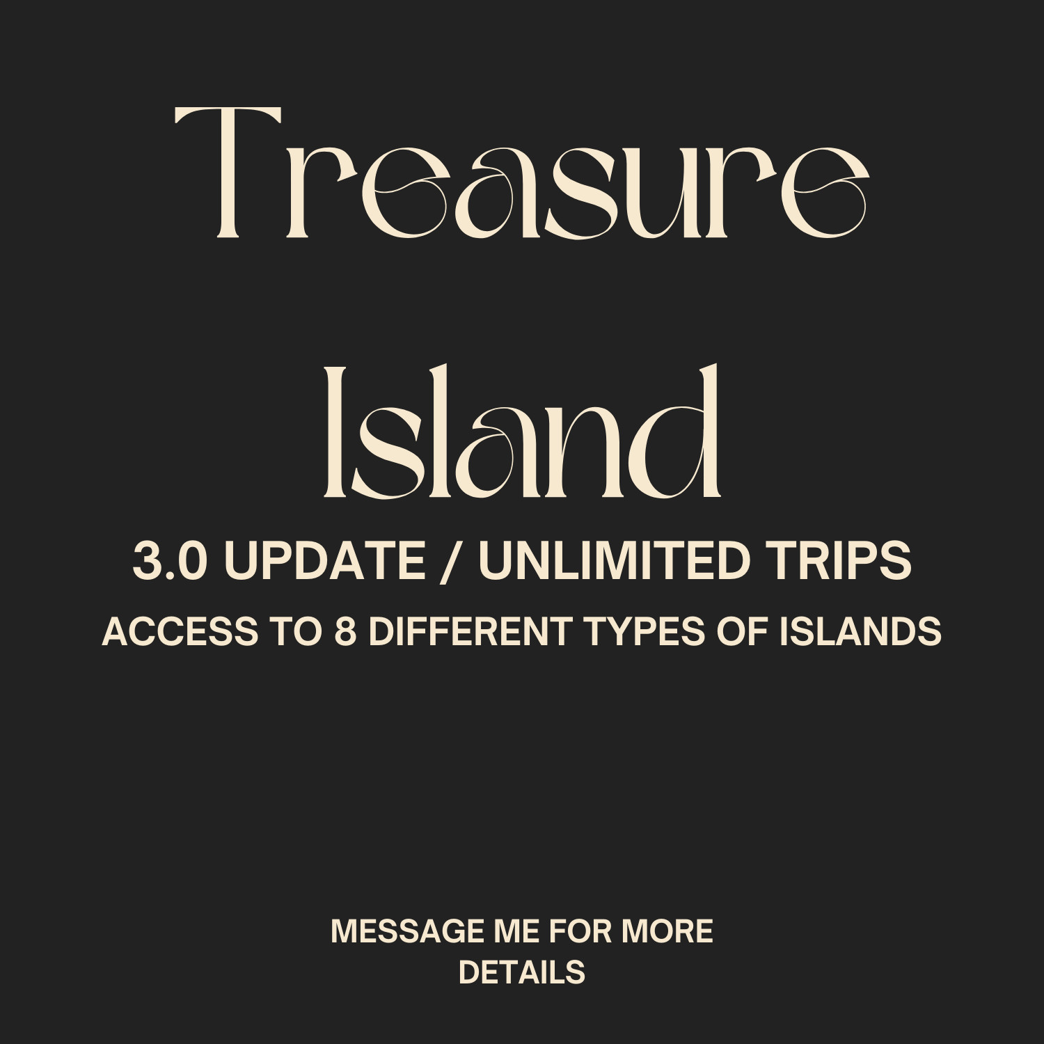 Animal Crossing:New Horizons Treasure Island Unlimited Trip Access 24/7