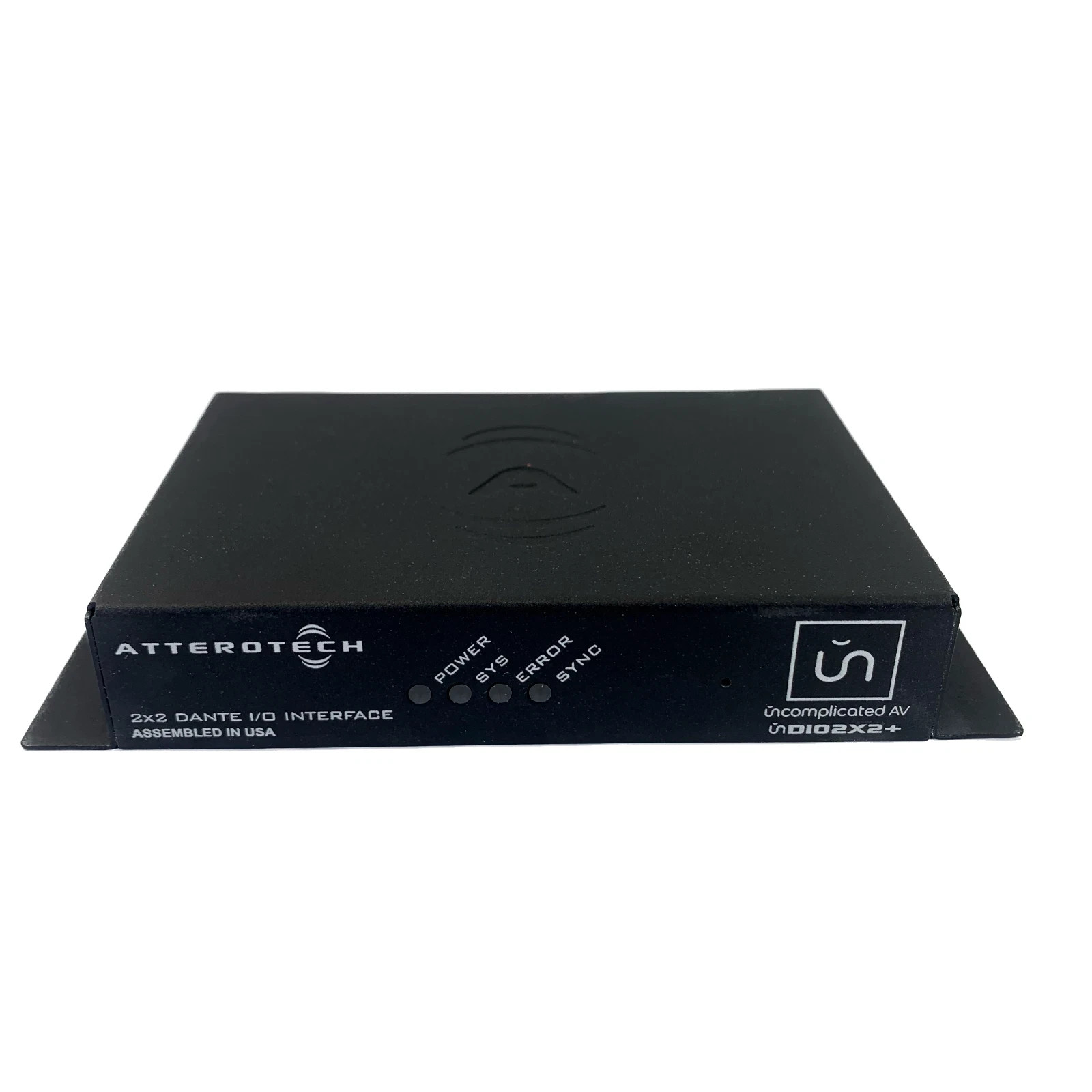 QSC Attero Tech unDIO2X2+ 2 x 2 Dante Audio Interface 2x2-Channel Network I/O