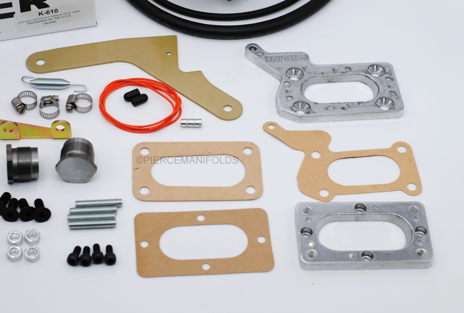 K610 WEBER 32/ 36 DGEV CONVERSION FOR DODGE D50 2.0, 2.6 W/ MANUAL TRANS