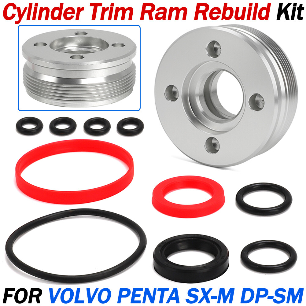 FOR VOLVO PENTA SX-M DP-SM CYLINDER TRIM RAM REBUILD KIT 3857470 3857471 3854247