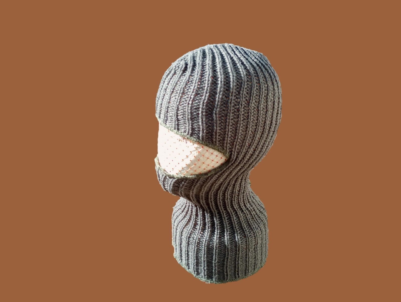 EAST GERMAN MILITARY ARMY COLD WEATHER FACE MASK BALACLAVA GENUINE NVA SURPLUS