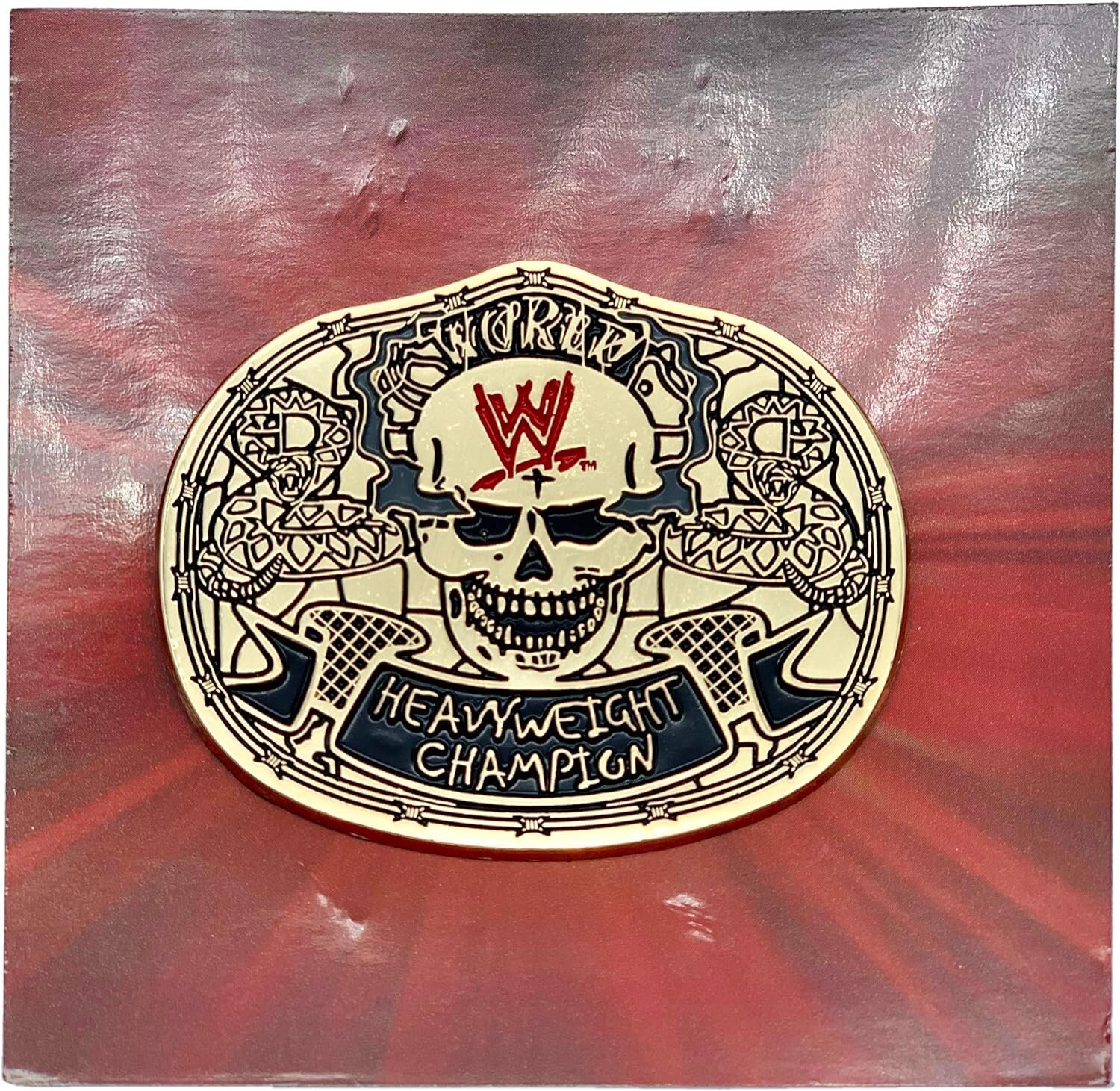 WWE Smoking Skull World Heavyweight Championship Pin, Loot Crate Slam Crate 2017