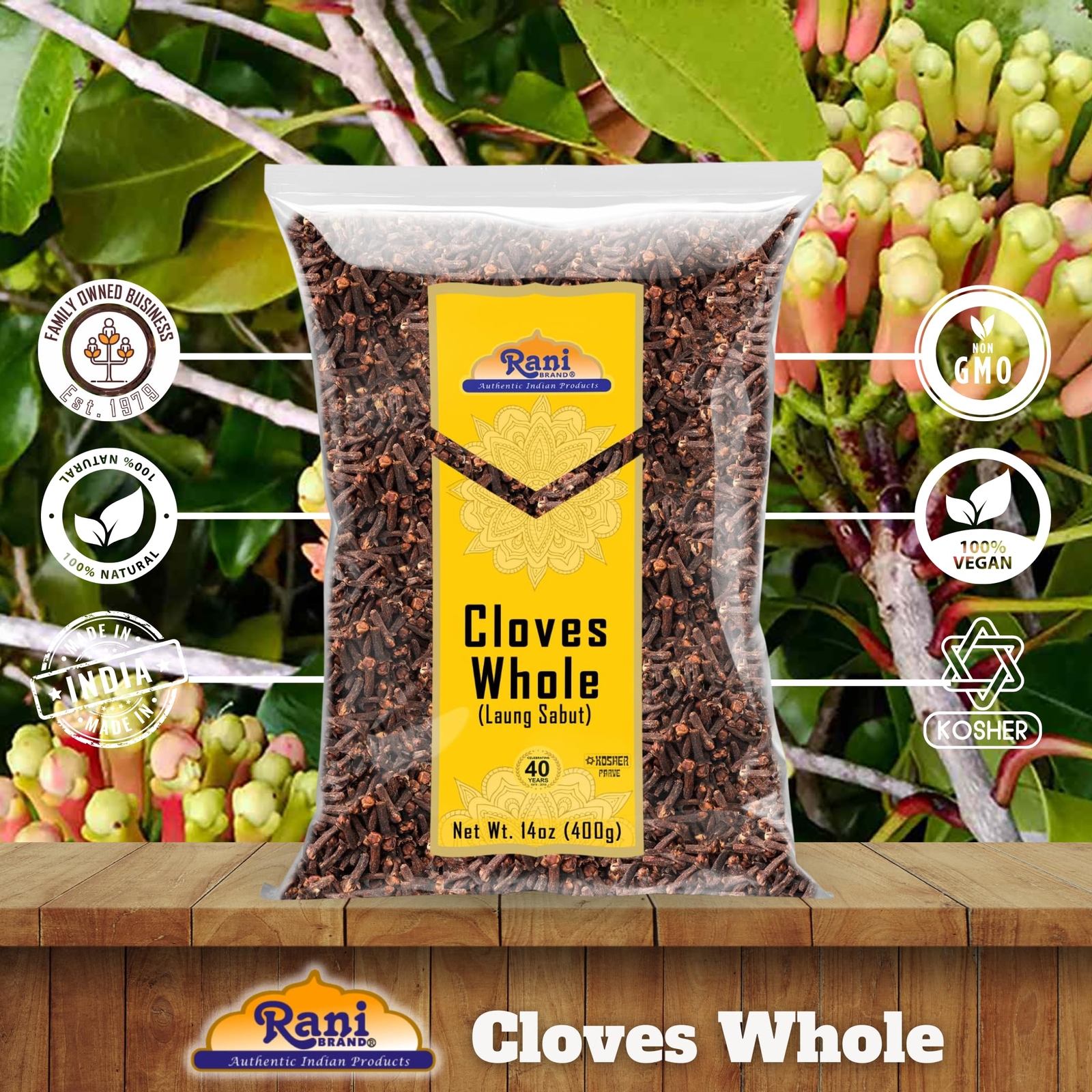 Rani Cloves Whole (Laung) 14oz (400g)