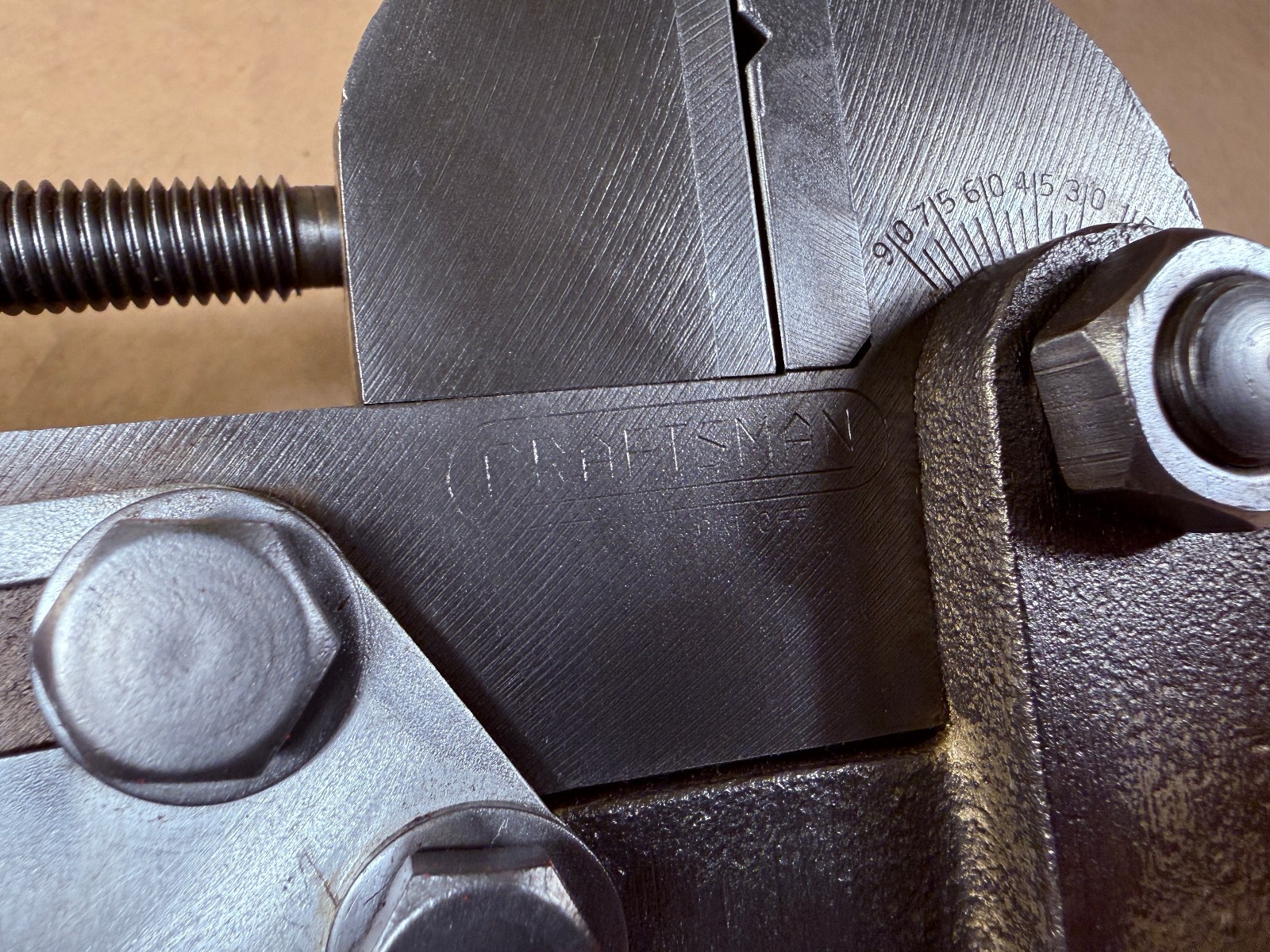 Craftsman Underline C Logo 2-1/2" Tilting Vise Machinist Drill Press Vise USA