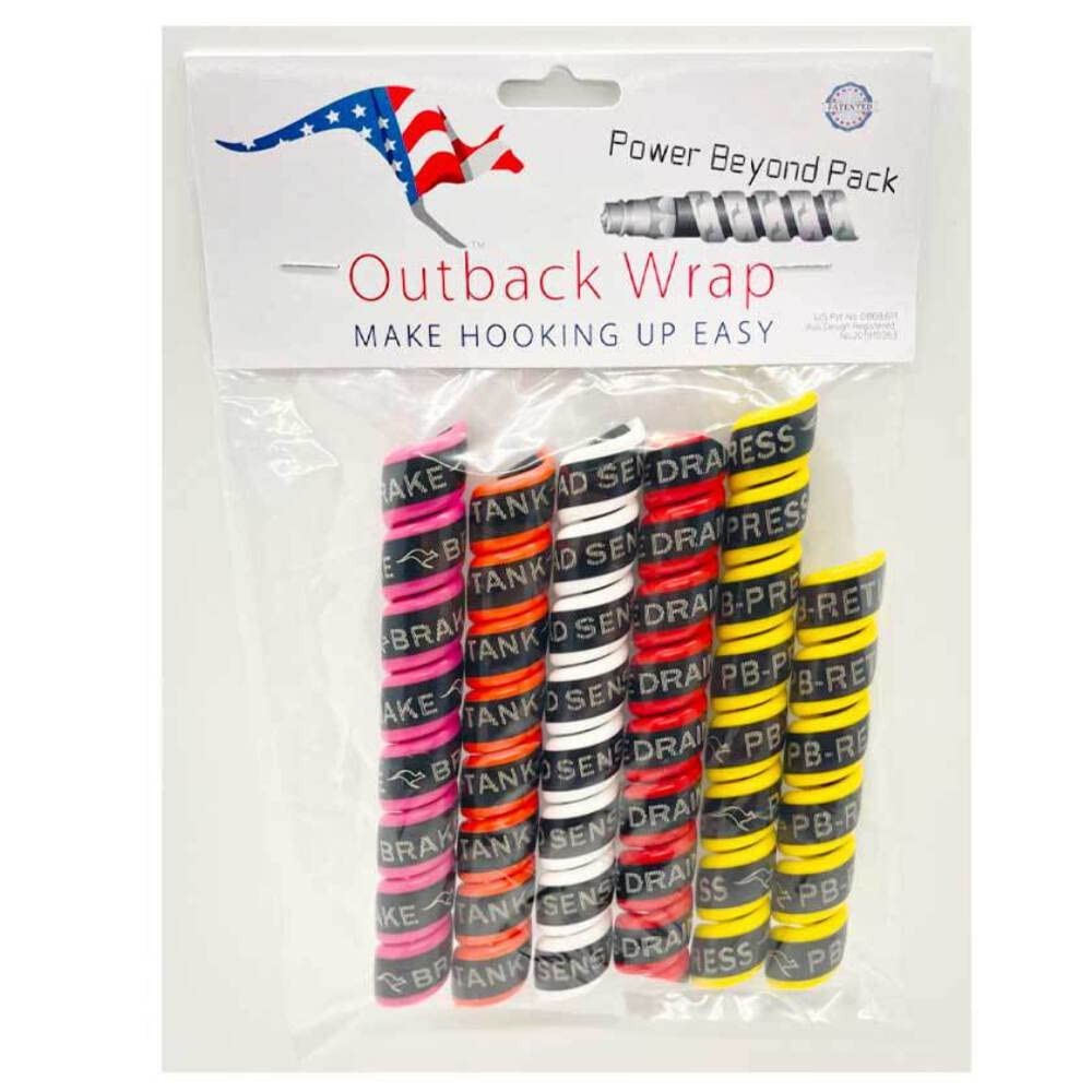 Outback Wrap Hose Markers | Hose Protector & Tagging Wrap Power Beyond 18mm