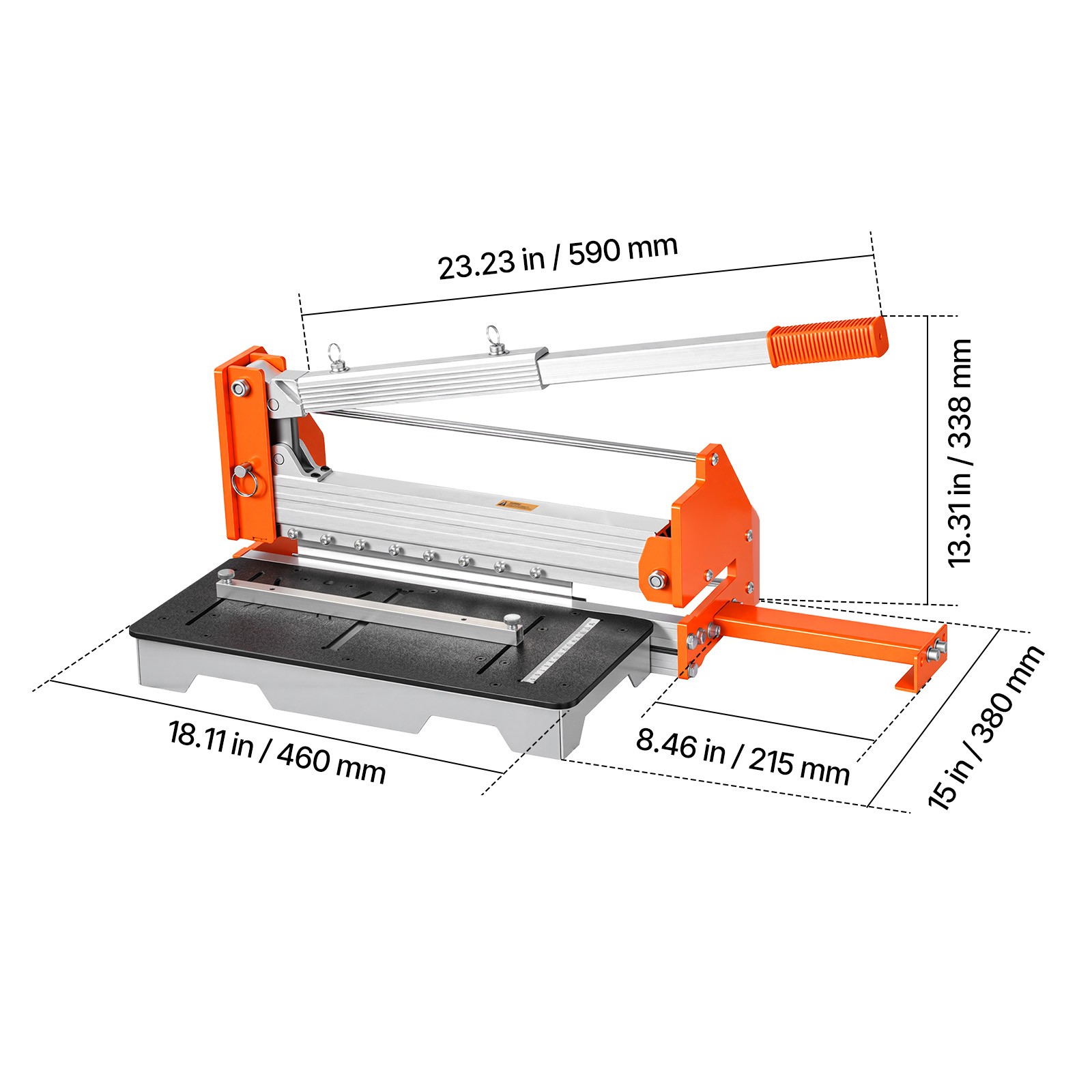 Uimoso 12" Vinyl Flooring Cutter with 16mm Capacity and Durable Alloy Handle