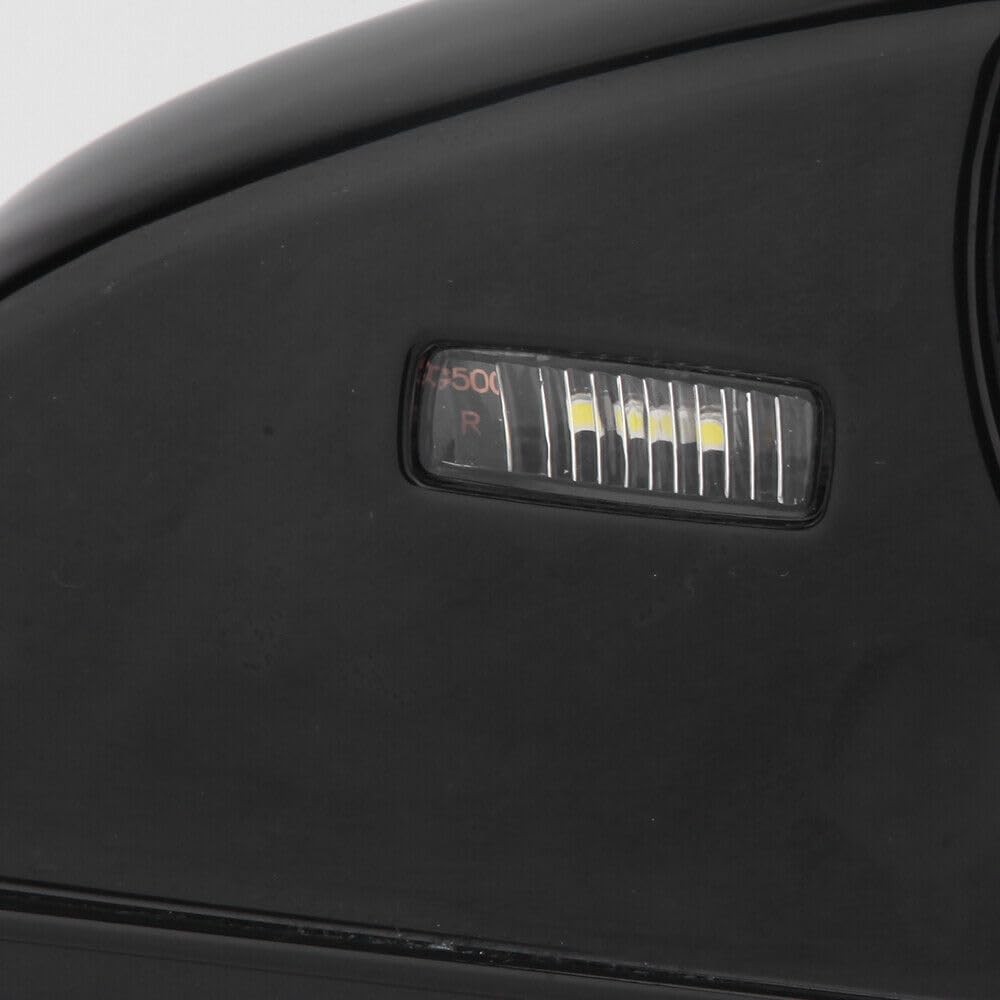 Pair Black Side Mirror Assembly For Mercedes Benz M GL Class ML63 ML350 W164