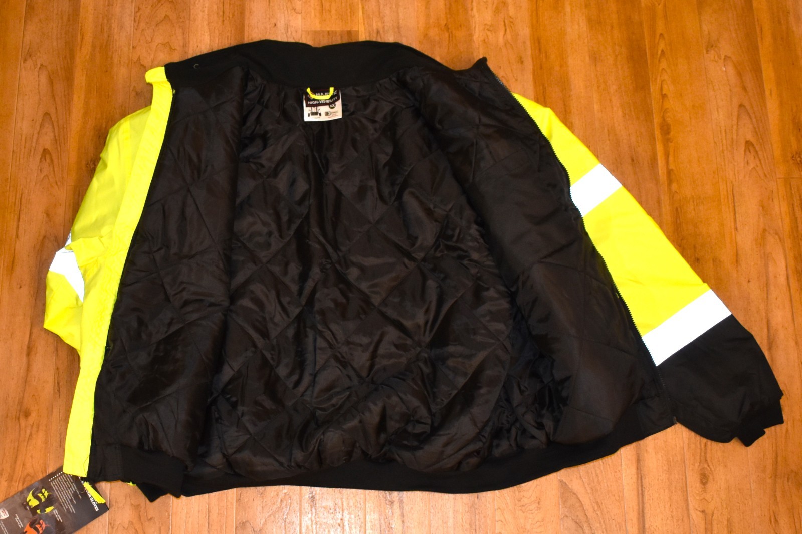 Majestic 5X 75-1313 High Visibility Bomber Jacket ANSI Class 3 Type R Waterproof