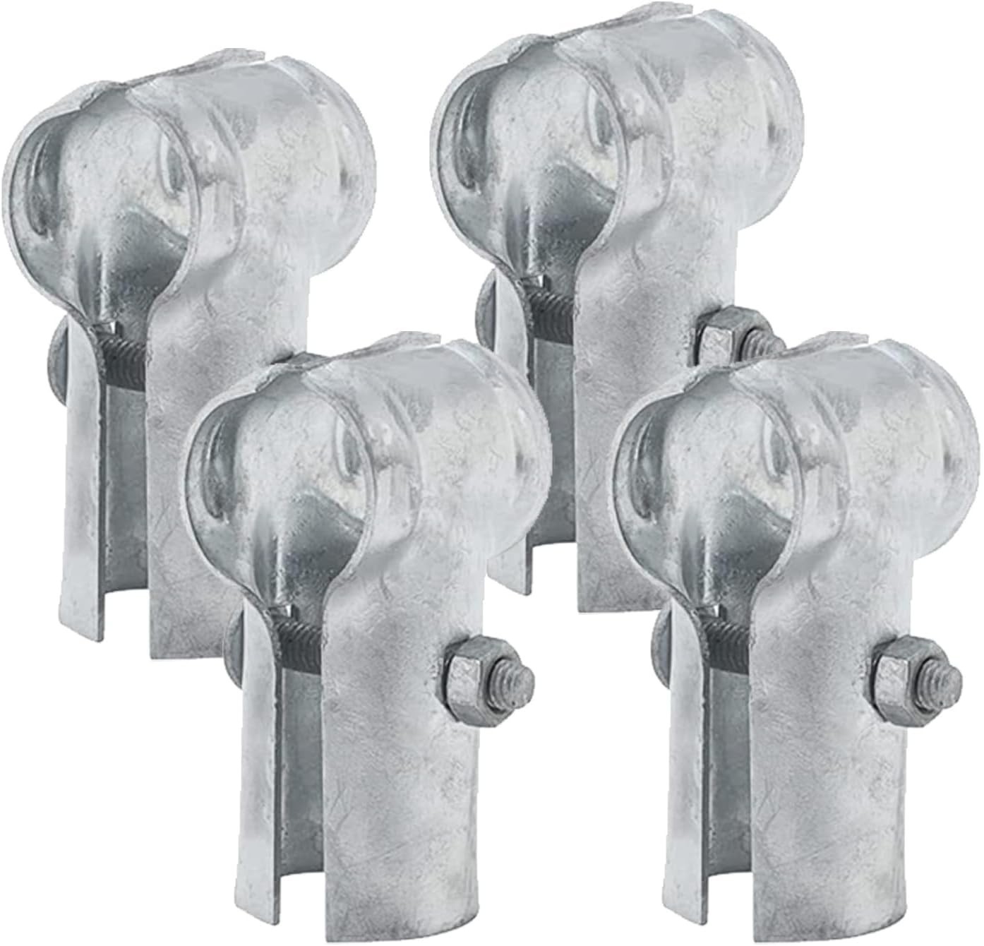 Corrosion Resistant 1-3/8 Inch End Rail T Clamps - 4 Pack for Easy Installation