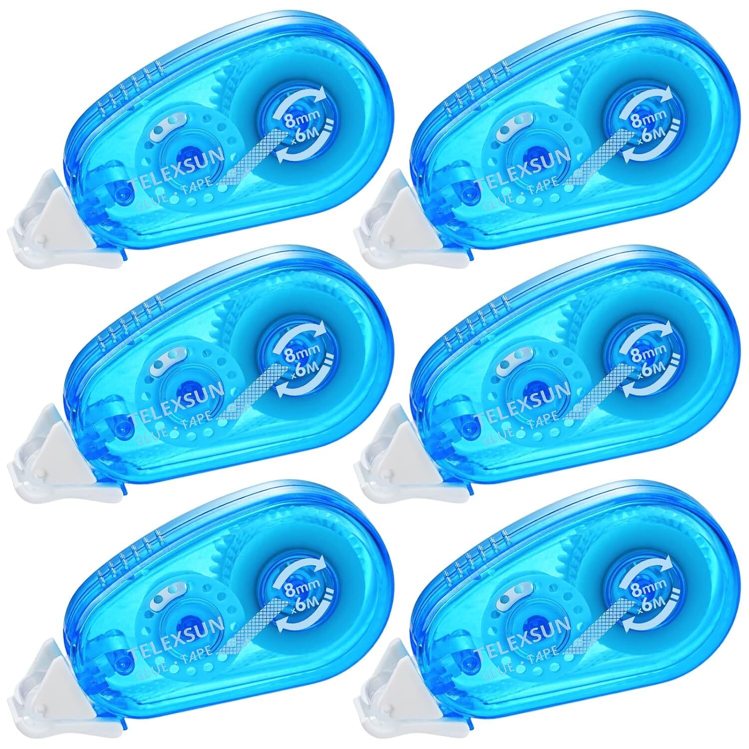 Double Sided Adhesive Glue Tape Roller for Scrapbooking,Crafts(0.31'' x 19.6 FT)