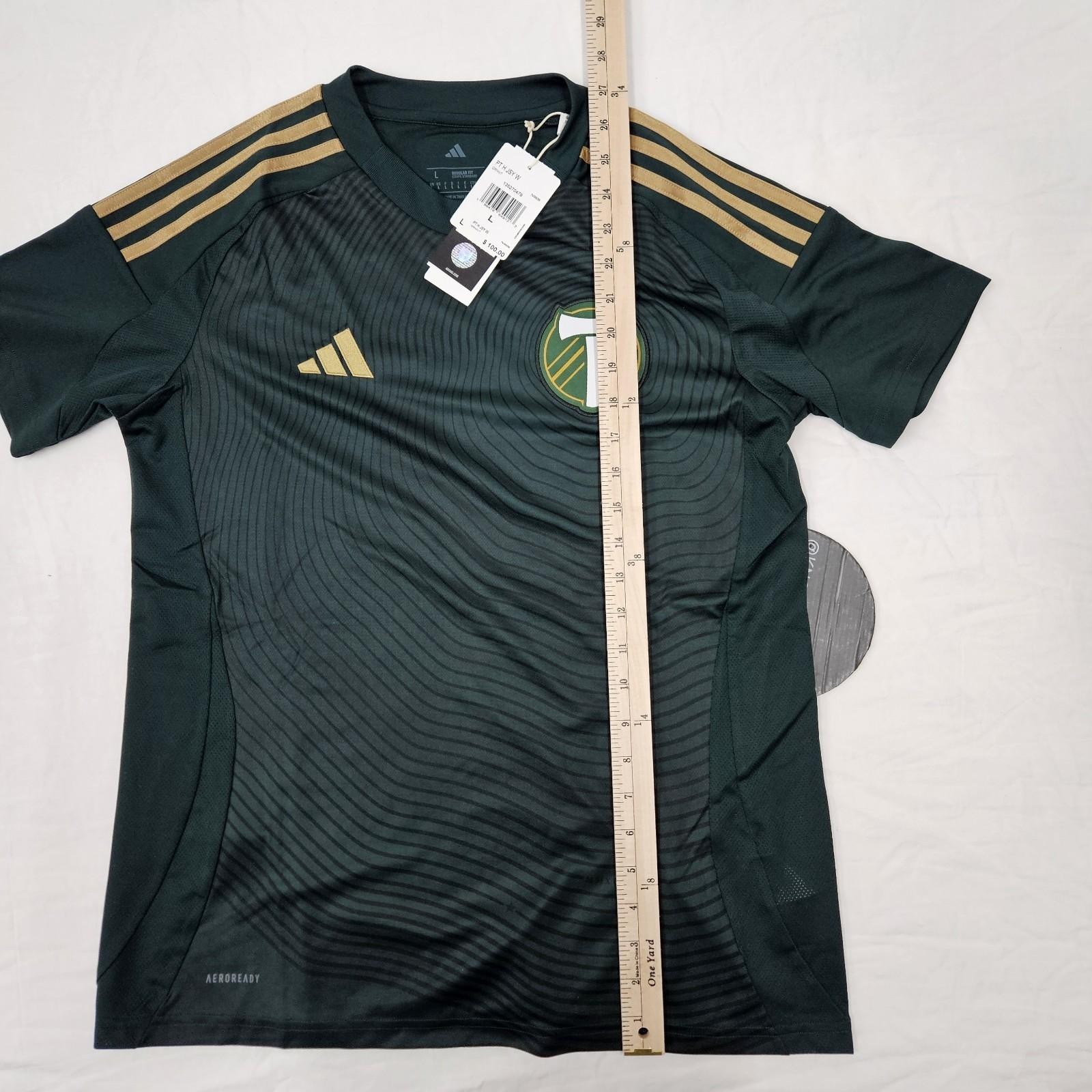 Adidas Portland Timbers Jersey Green Home MLS Soccer IV9938 Women's Size Large