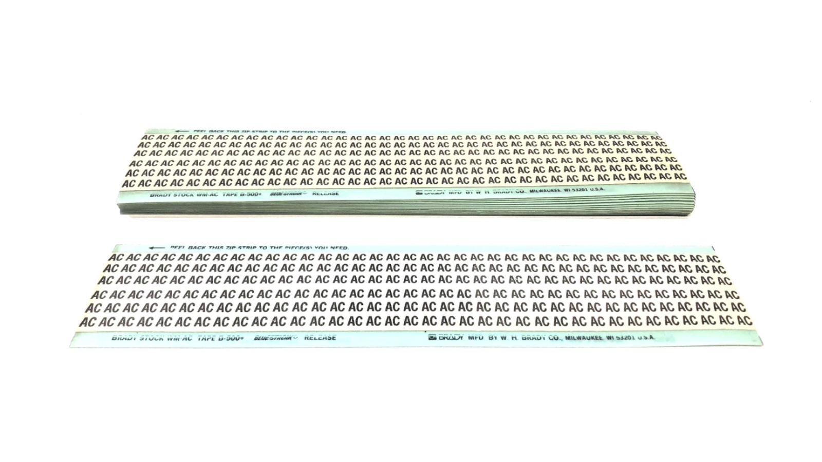 Brady Box of (14) B-500 AC Wire Marker Label Cards WM-AC NOS