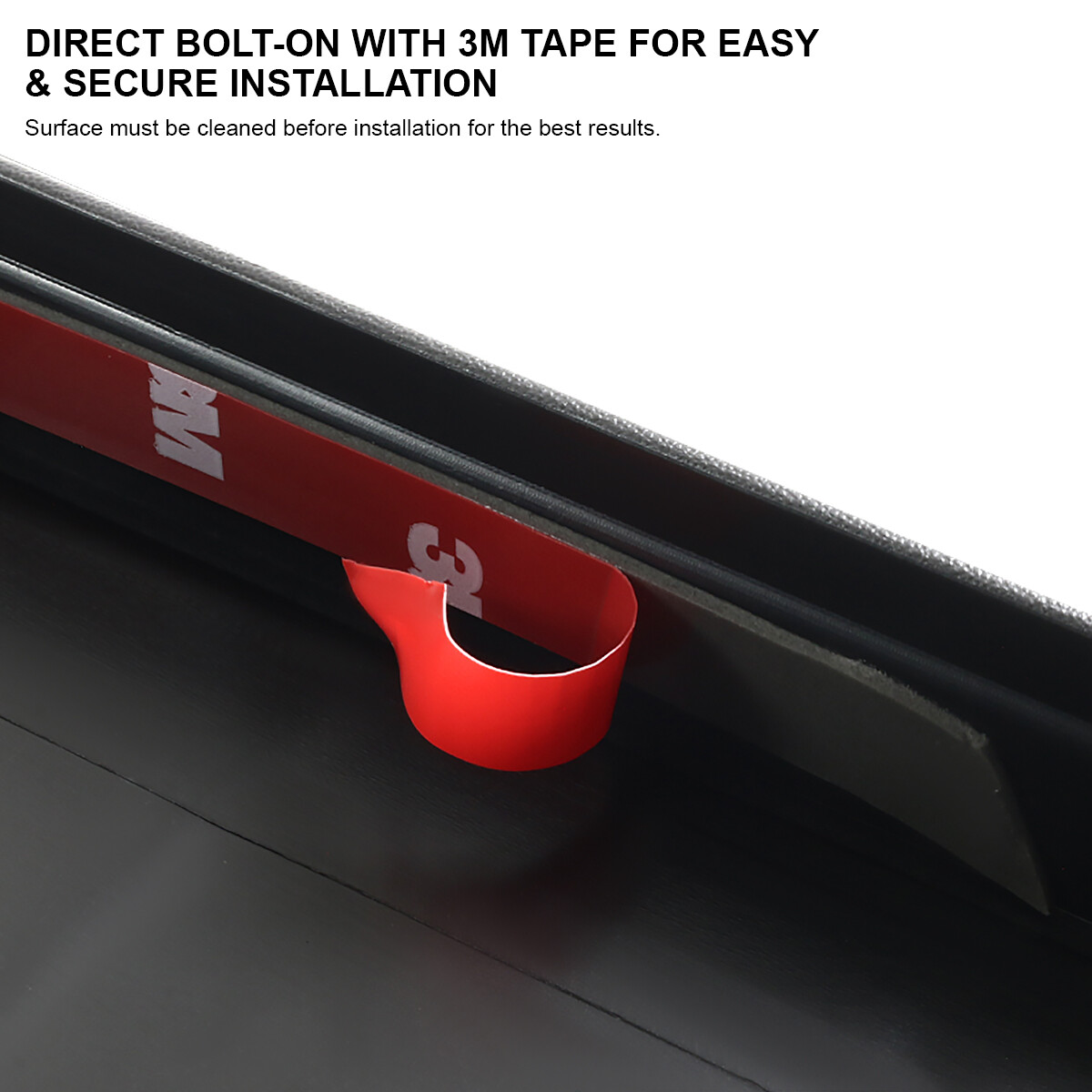 Fits 2006-2008 Dodge Ram 1500 2500 3500 Black Tailgate Molding Cap Spoiler Cover