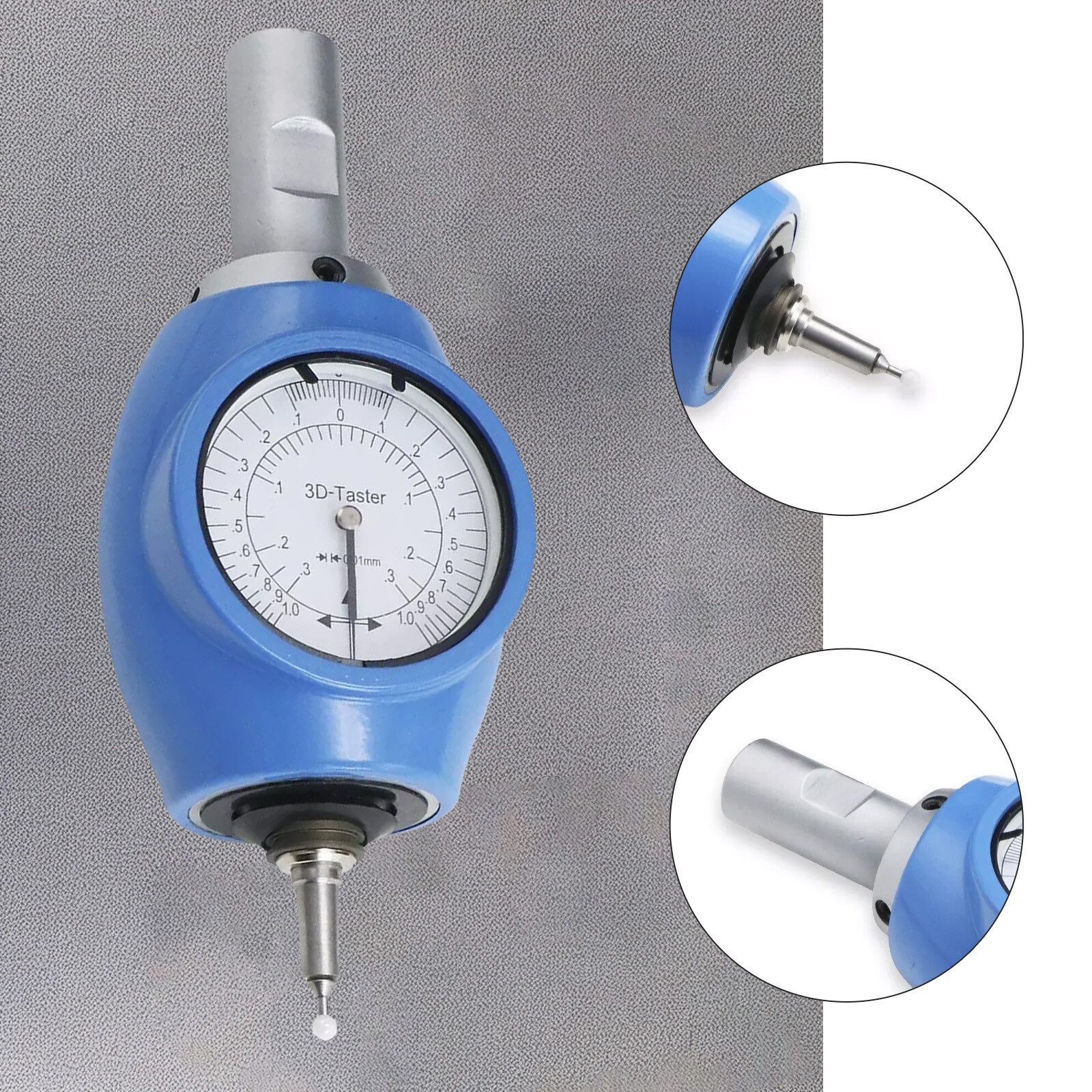 New 3D Edge Finder for XYZ Axis CNC Universal Detector Tool with Storage Box