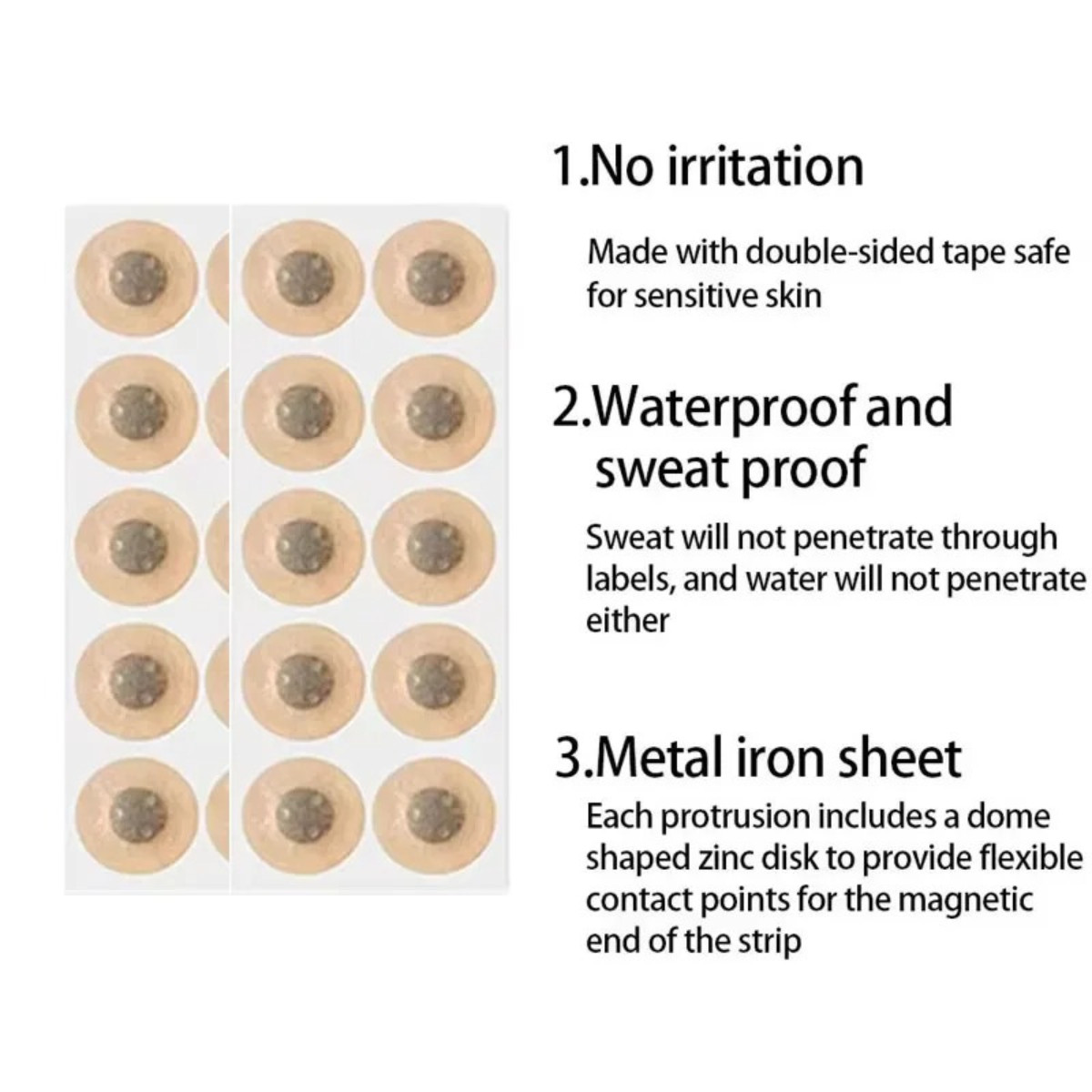 200 PCS Nasal Breathing Dilator Magnets Anti Snoring Magnets Sleep Aid 100 days