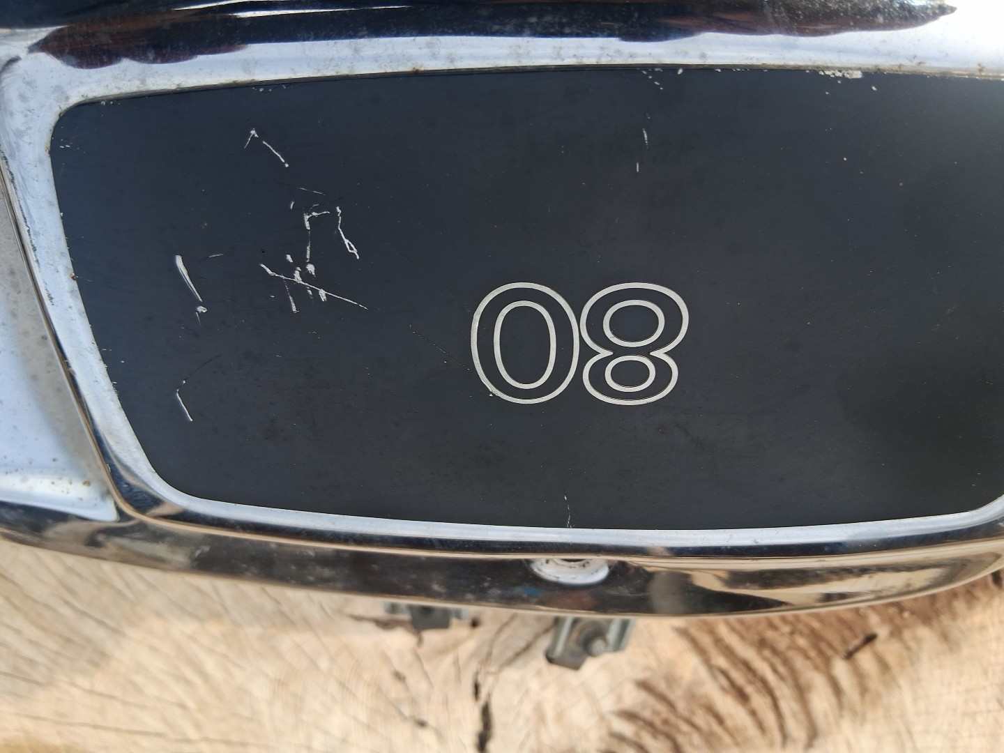 Harley Davidson Shovelhead 80 Cubic Inch Can Ham Air Cleaner With Brackets OEM