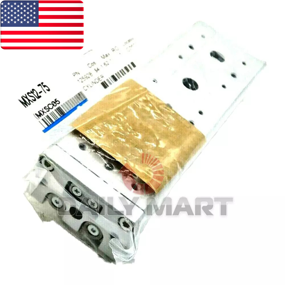 1PCS New Slide Table Cylinder for SMC MXS12-75A - US Stock