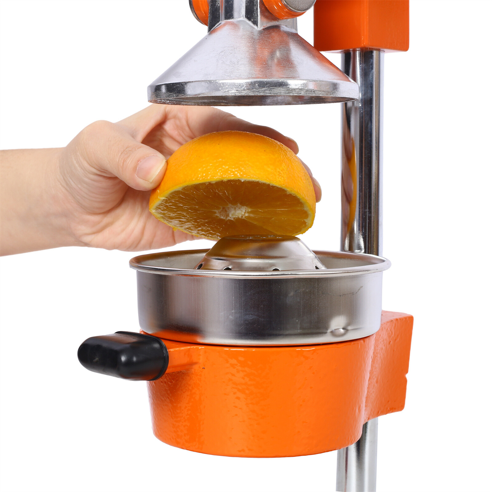Manual Fruit Juicer Cast Iron Commercial Grade Juice Squeezer Machine Heavy Duty