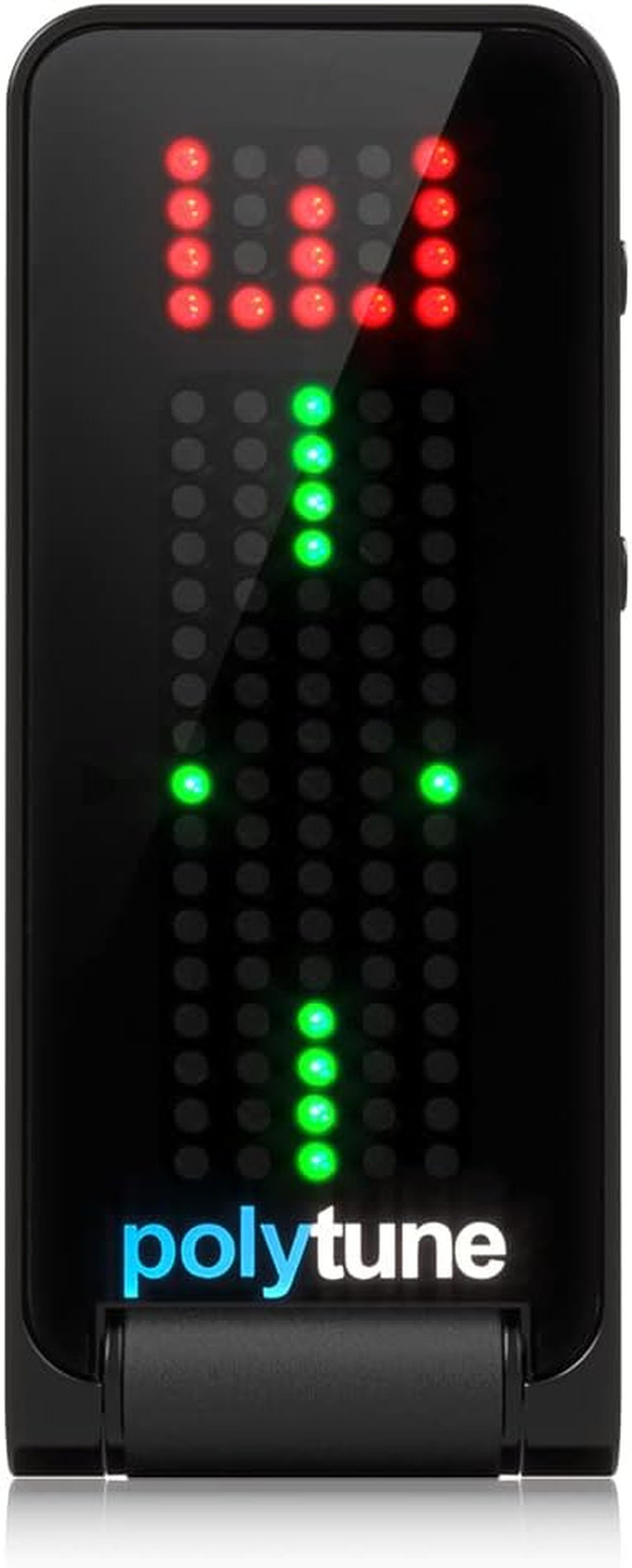 POLYTUNE CLIP Clip-On Tuner with Polyphonic, Strobe and Chromatic Modes and 108