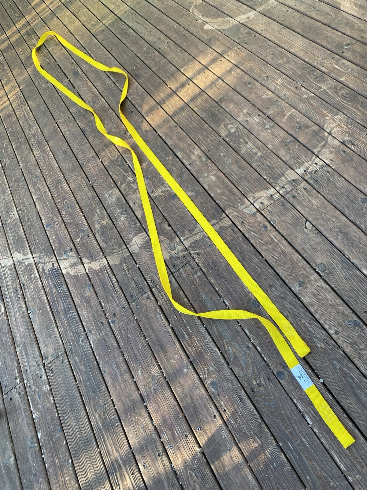 JACKLINE 1” X 19’0” Yellow Webbing NEW 2 Available (Sold Individually)