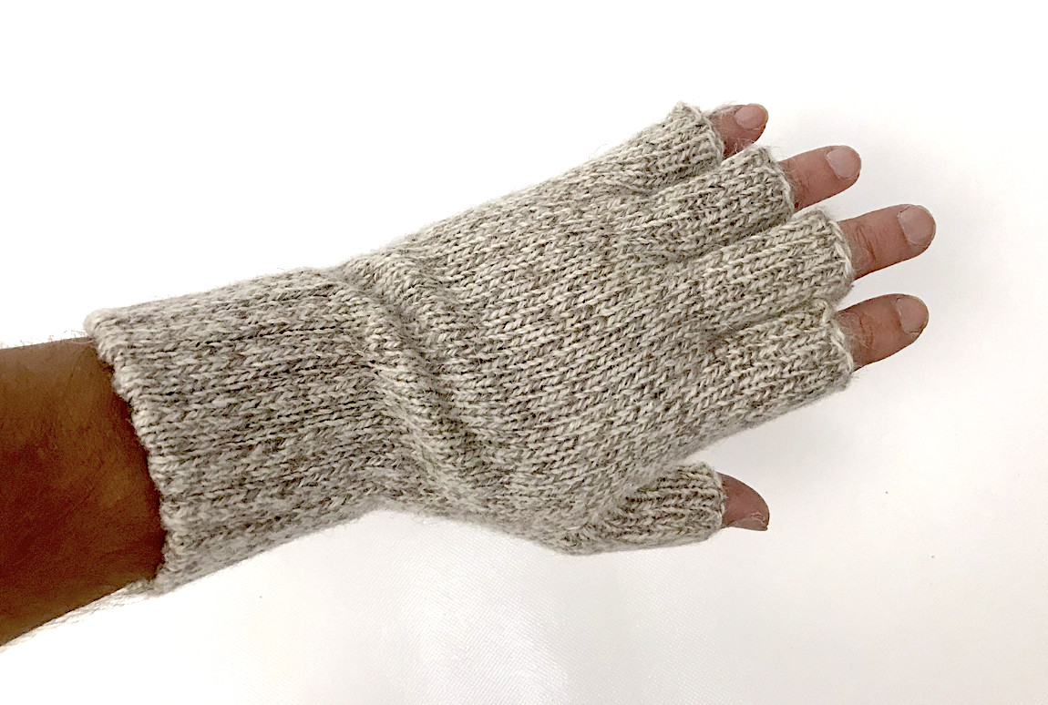 Wool Fingerless Gloves - Reenactment, Rendezvous