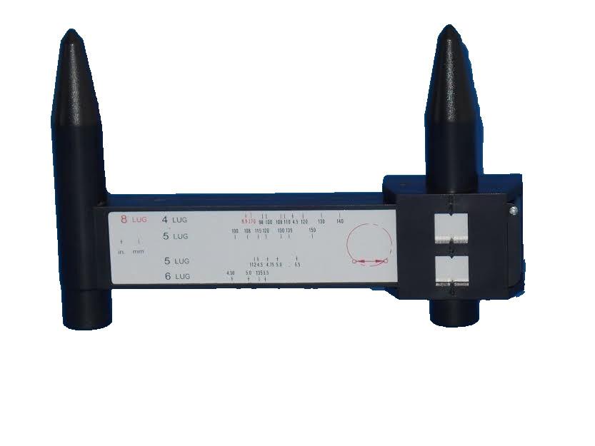 Wheel Bolt Pattern Gauge Tool 4 5 6 8 Lug Pattern Quick Measure Slide Hand Held