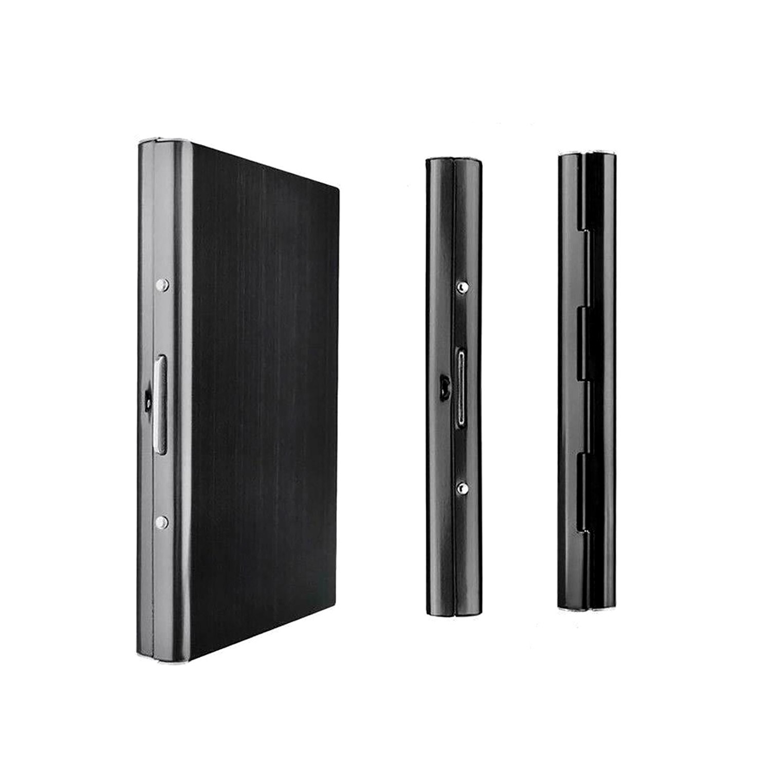 Credit Card ID Holder Slim Money Travel Wallet Men Stainless Steel RFID Blocking