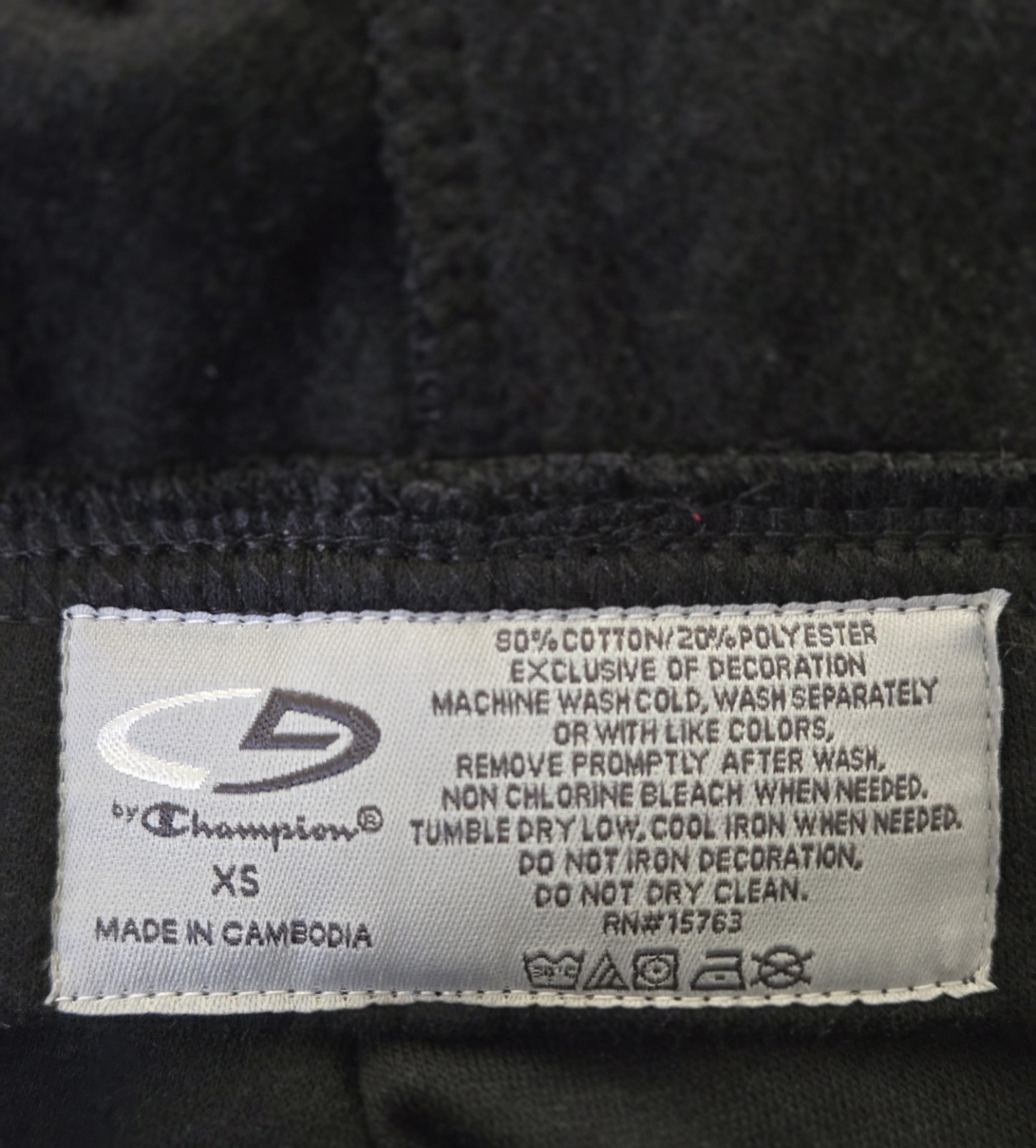 NWT C9 Champion Semi Fitted Sweatpants Women XS Black Low Rise Fleece Straight