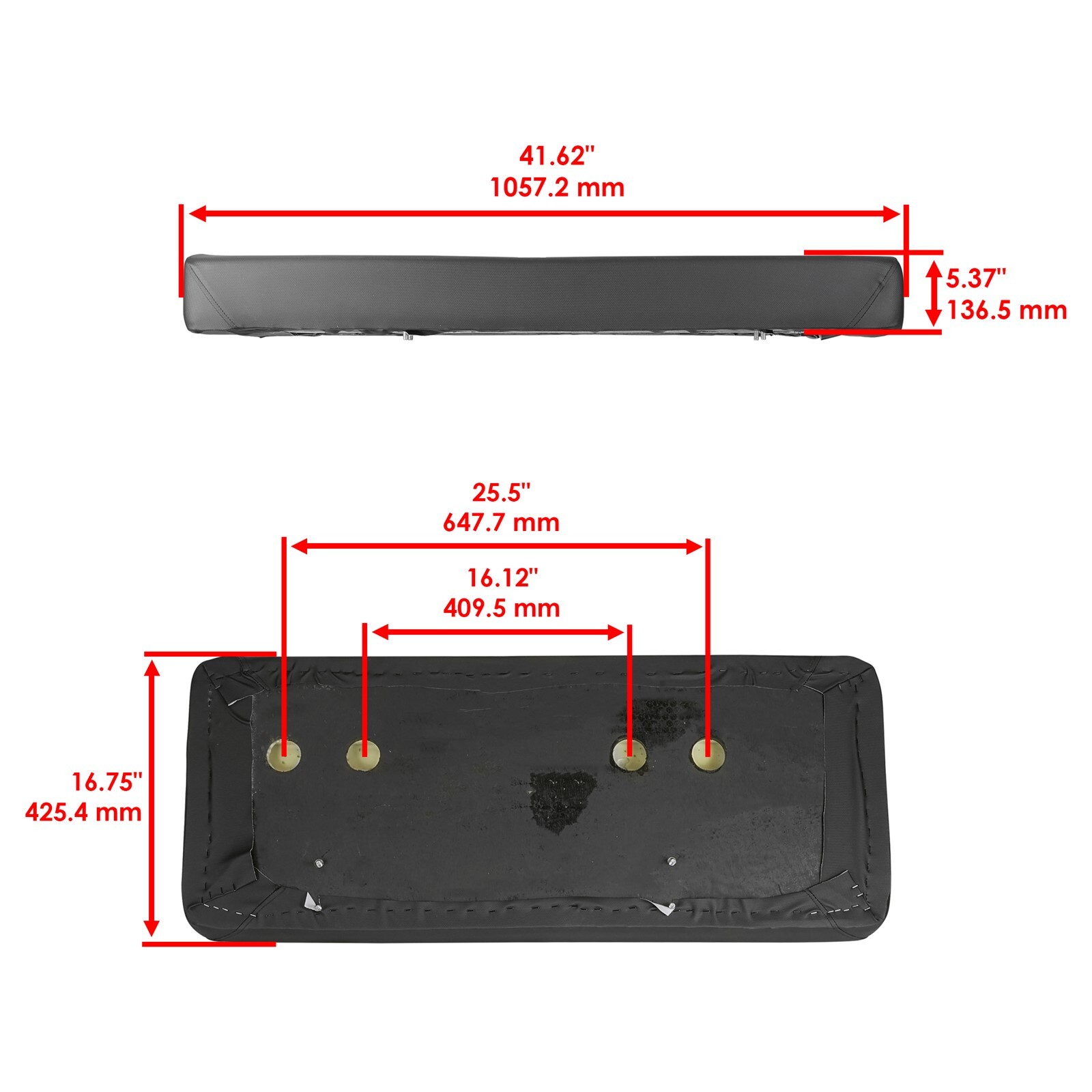 Caltric 53066-7501-PA 530667501PA Bottom Seat For Kawasaki Mule