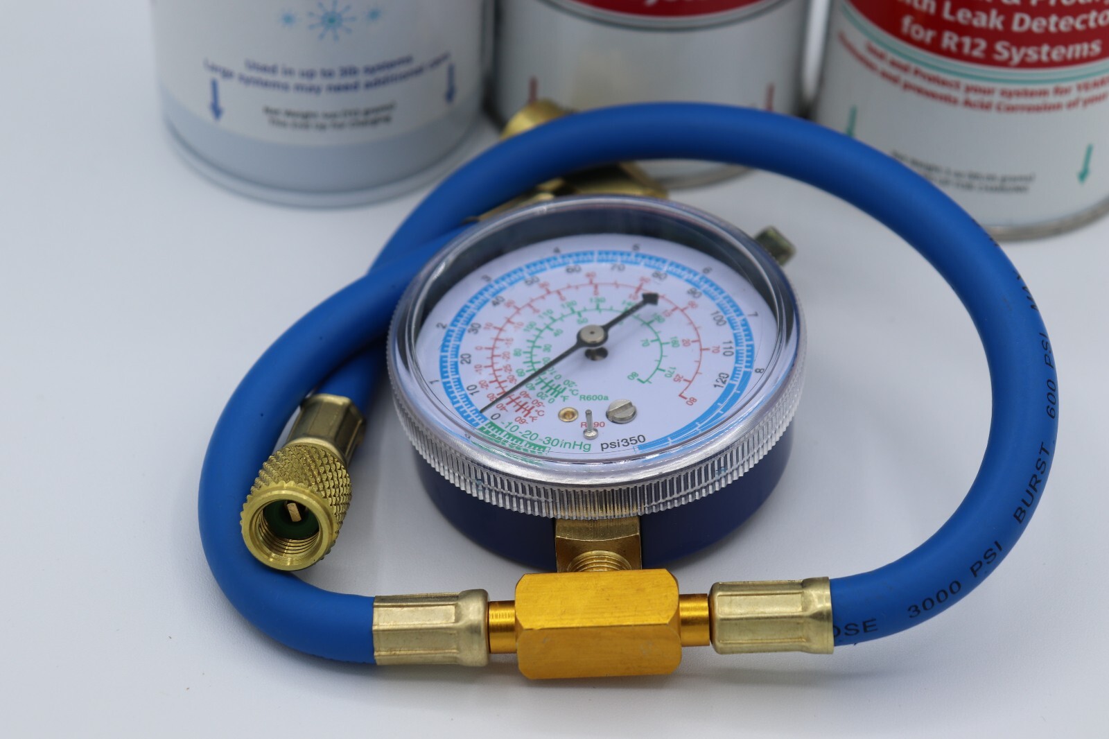 Envirosafe Arctic Air for R12, R-12, Oil, Proseal, Prodry, Dye, with Gauge