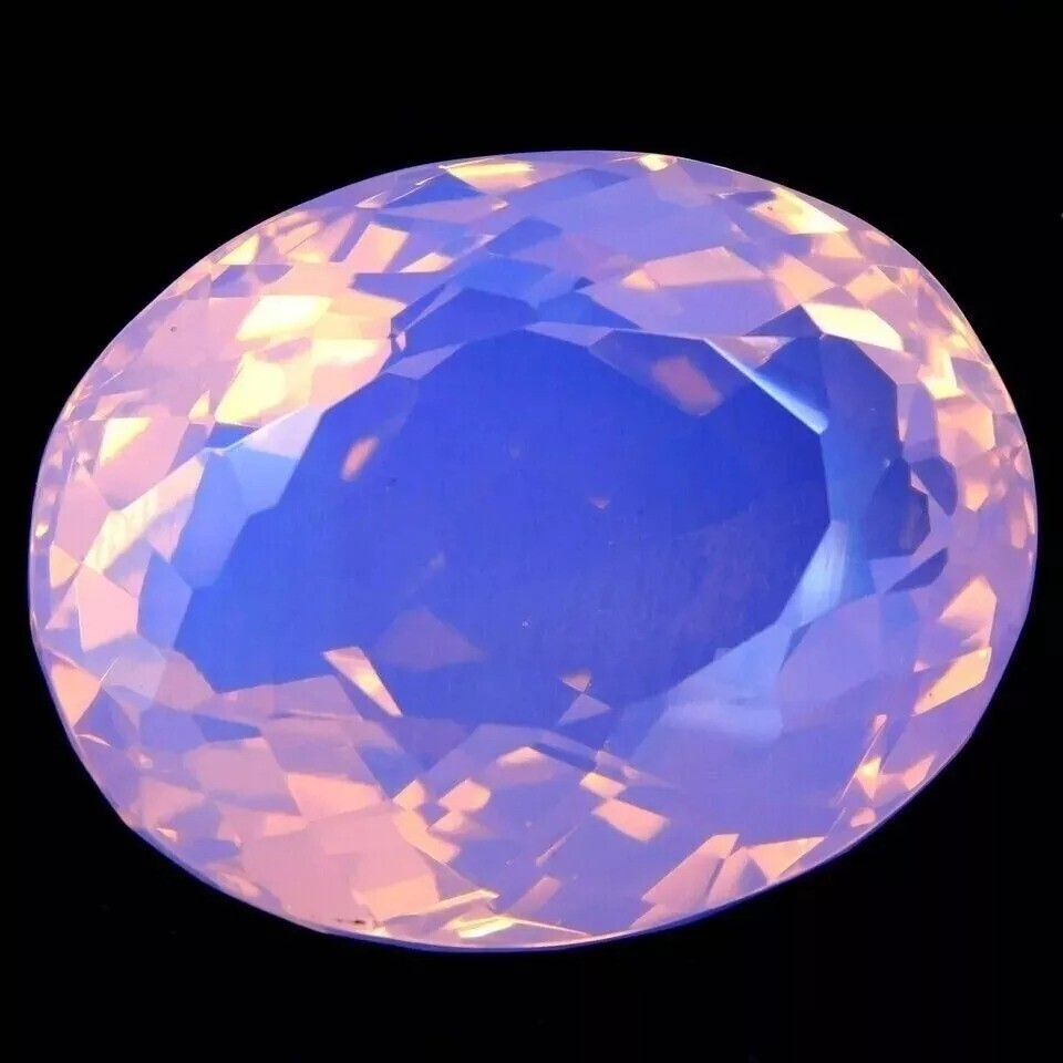 Welo Australian Certified Untreated 74 Ct+ Loose Gemstone Natural Pink Opal