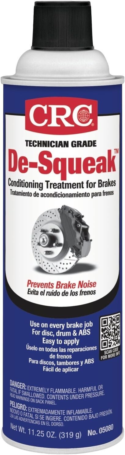 CRC De-Squeak Brake Conditioning Treatment for Brakes 11.25 oz, 05080