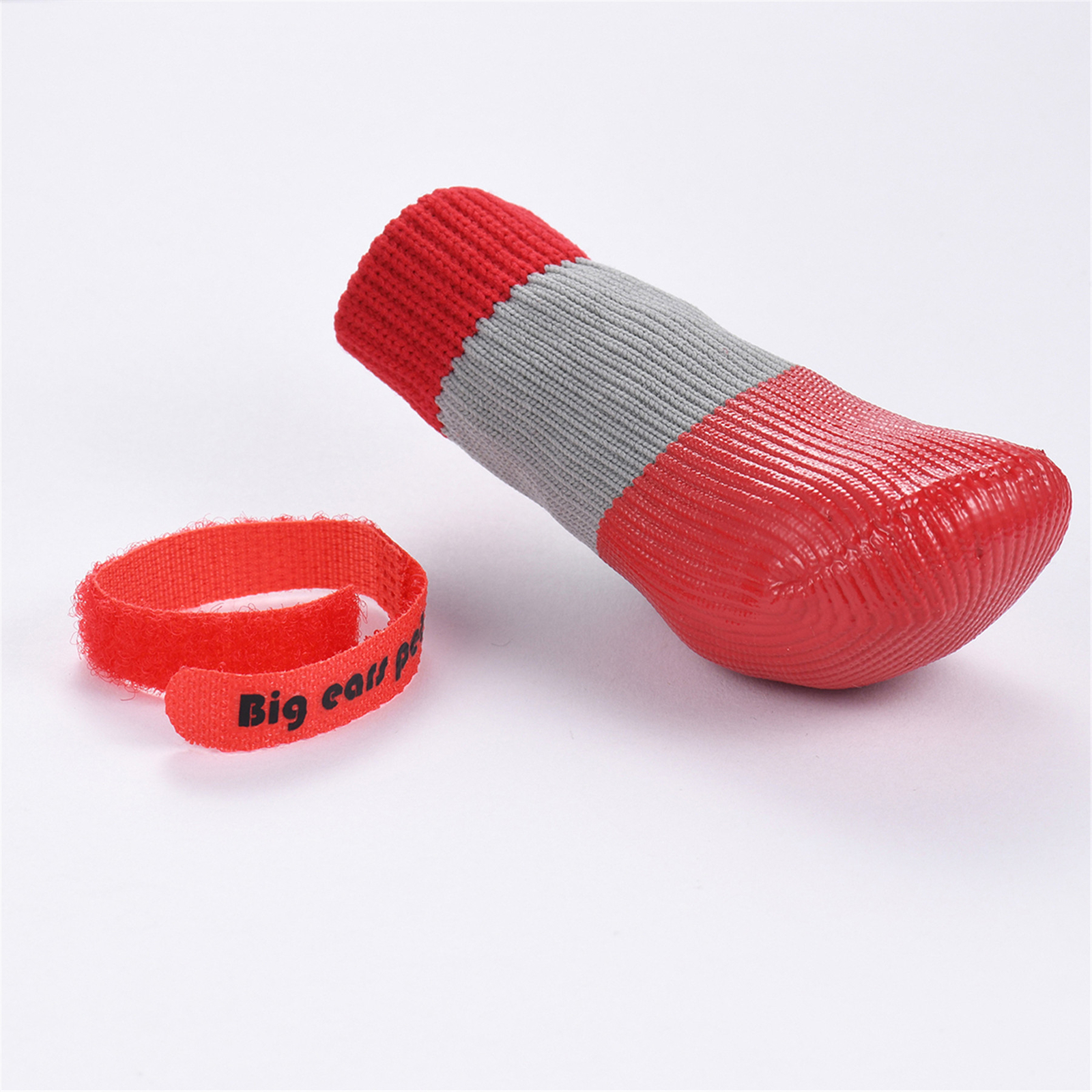 Outdoors Indoor Dog Socks Soft Rubber Anti-slip Dog Shoes Waterproof Strapped