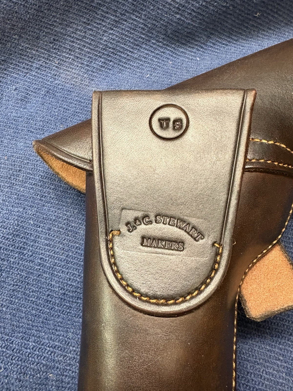 First Issue Holster For The 1851 Colts Navy by Stewart Saddlery