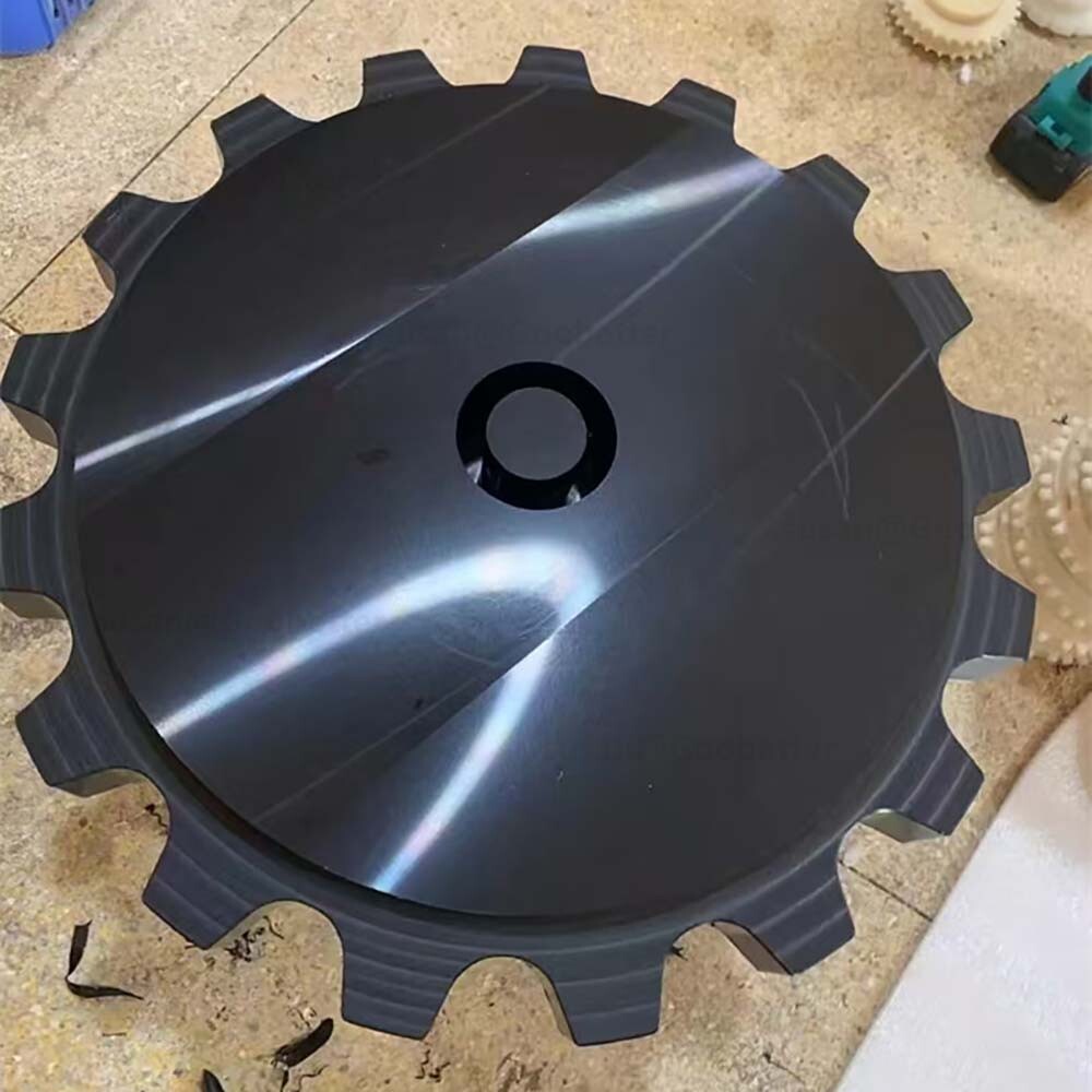 Circles Cut Disc Black PP Plastic Round Discs, Custom Sizes