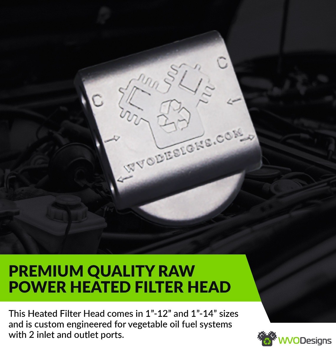 Heated Filter Mount 1"-14