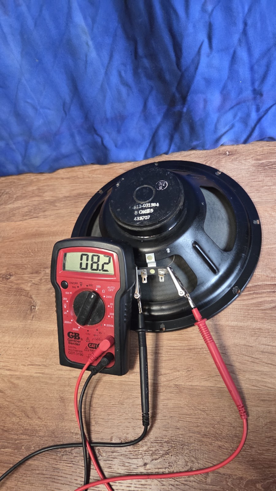 Vintage Ceramic speaker 10"Cleveland 8 Ohm Rib Cone Jensen Era Tube Amp Guitar