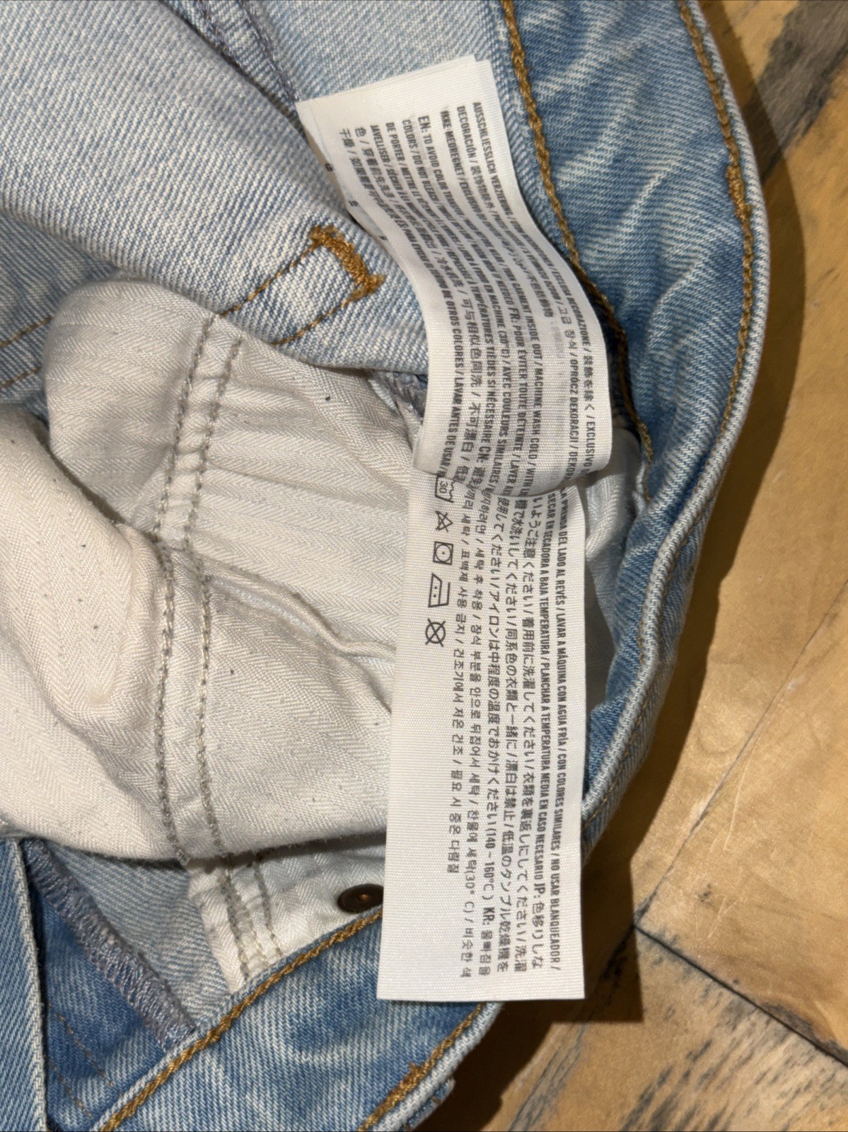 Abercrombie & Fitch The Boyfriend Mid Rise Distressed Blue Jeans Womens 29/8