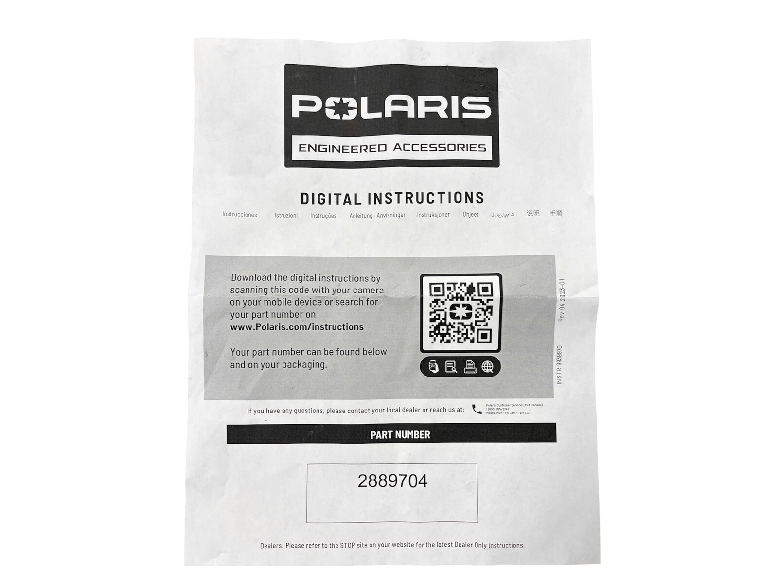 OEM Polaris Ranger EV Dual Charger Harness 2889704