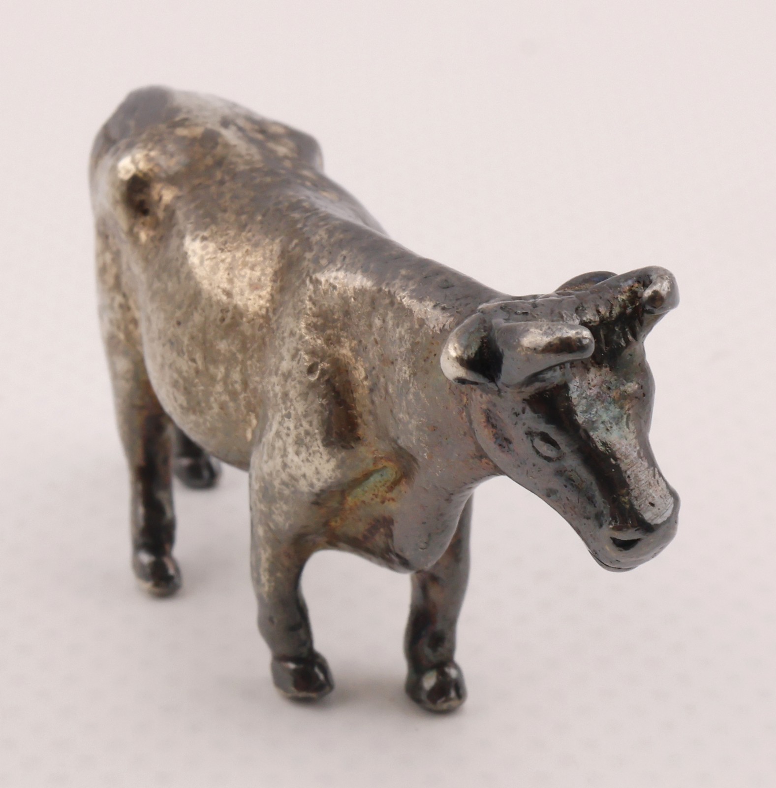 Dublin Ireland Sterling Silver Bull Figurine 1.8 ozt