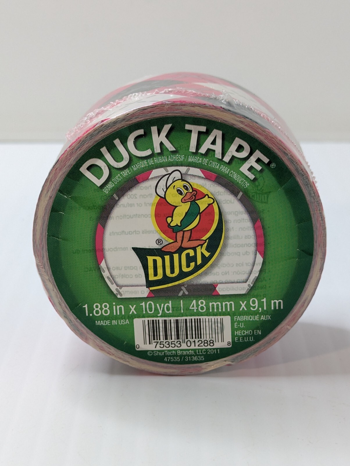Duck Brand DucT Tape Argyle pink RETIRED COLOR PATTERN Factory Sealed BRAND NEW