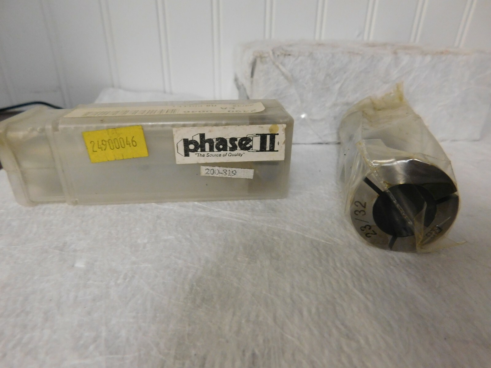 Phase II  23/32 Inch Steel R8 Collet QTY 2 09750464