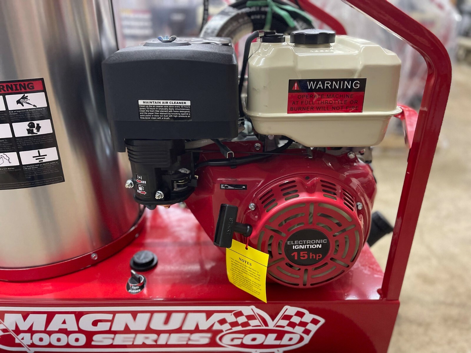 NEW - 2024 Easy-Kleen Magnum 4000 Series Hot Water Pressure Washer Diesel Burner