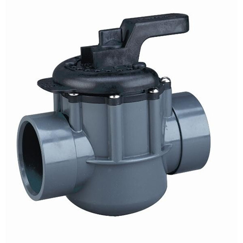 Pentair 2-Way 2 Port Diverter Valve 1.5" to 2" PVC Plumbing Pool Spa 263038