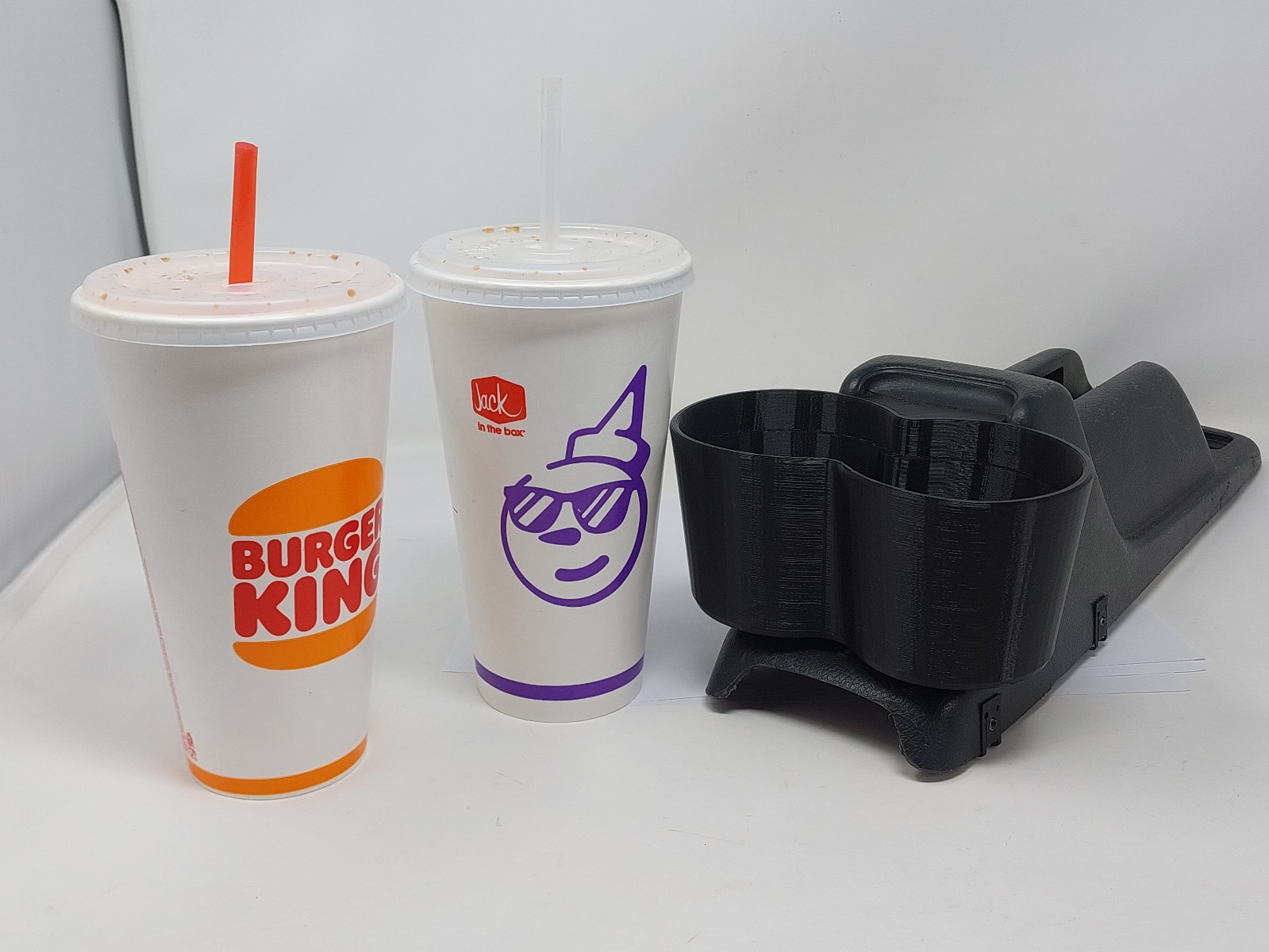 DUAL Cup Holder 1988-1991 Honda Civic EF HATCHBACK Rear Ash Tray 89 1990 hatch